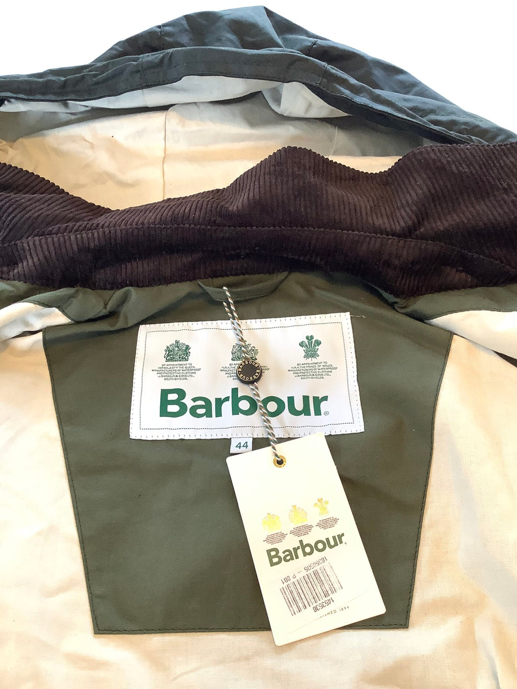 Brand New Barbour Endurance Jacket Sage Green