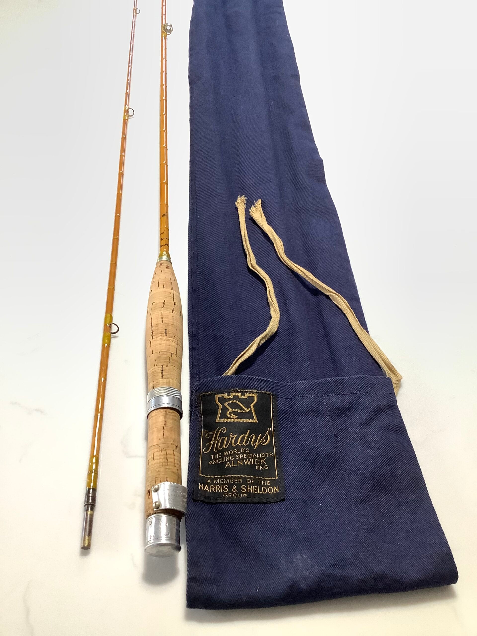 Rarest Smallest size 6 ft 6” Hardy Bros CC DE FRANCE Built Cane Fly Rod