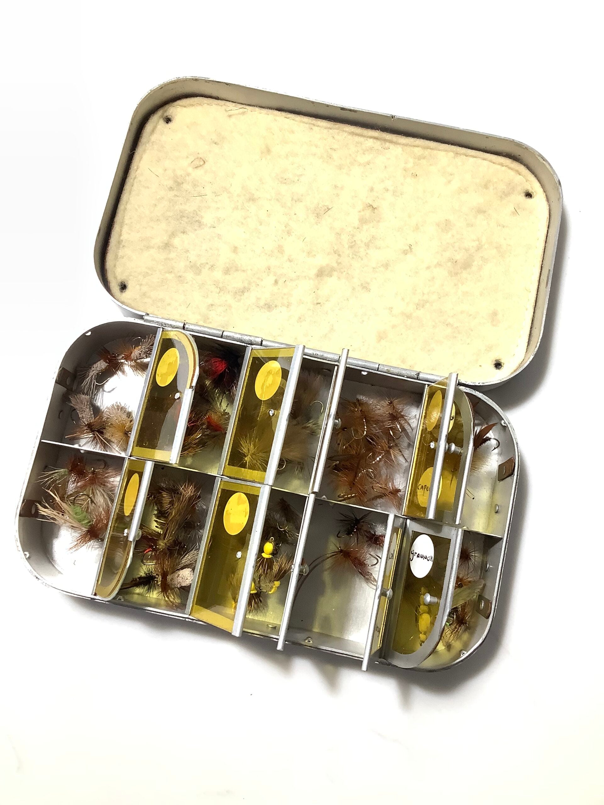 Wheatley Dry Fly Compartment Fly box loaded with sedges
