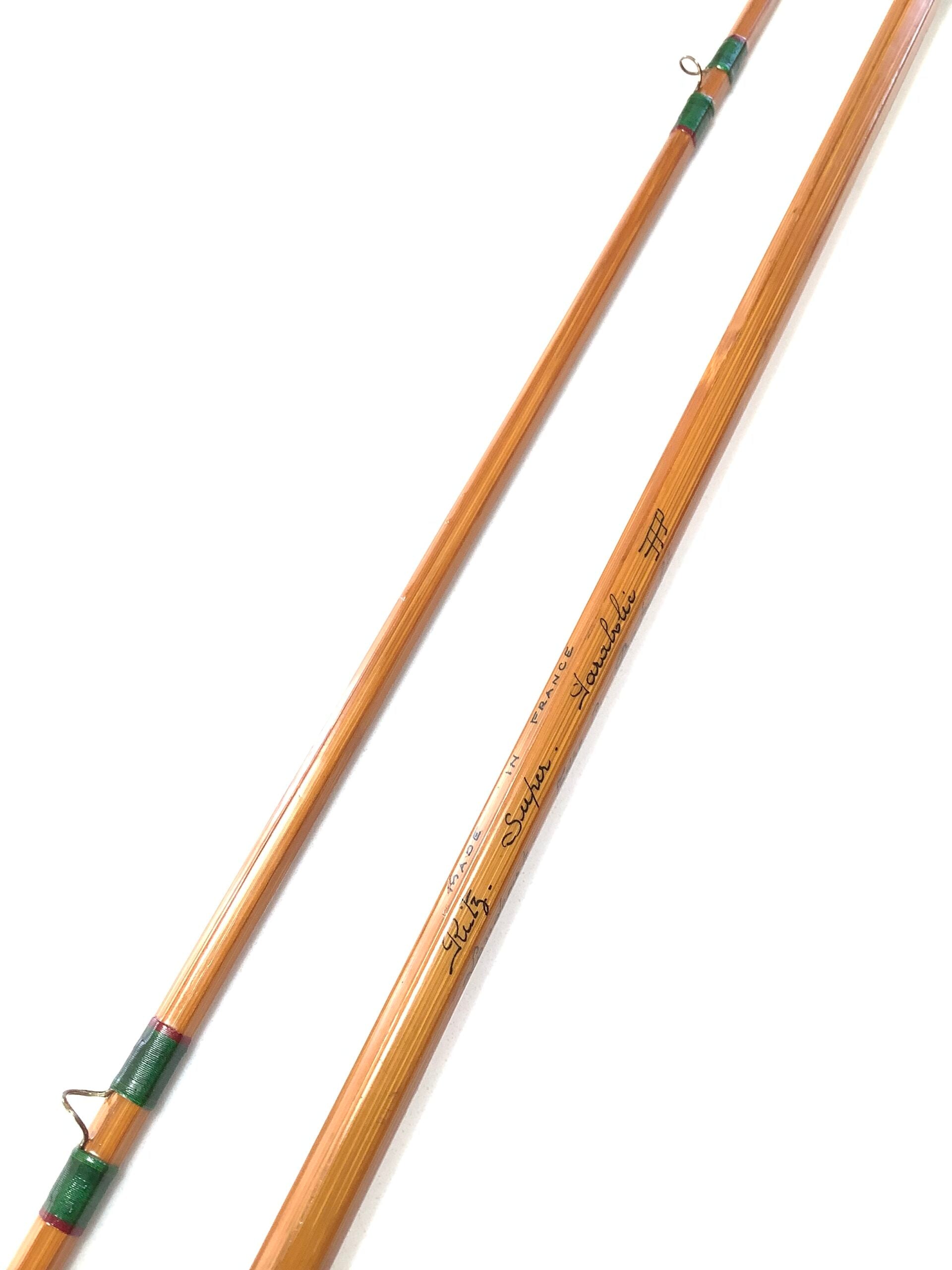Scarce PEZON ET MICHEL RITZ SUPER PARABOLIC PPP LONGCAST TYPE BATAULT FLY ROD 8ft 7”
