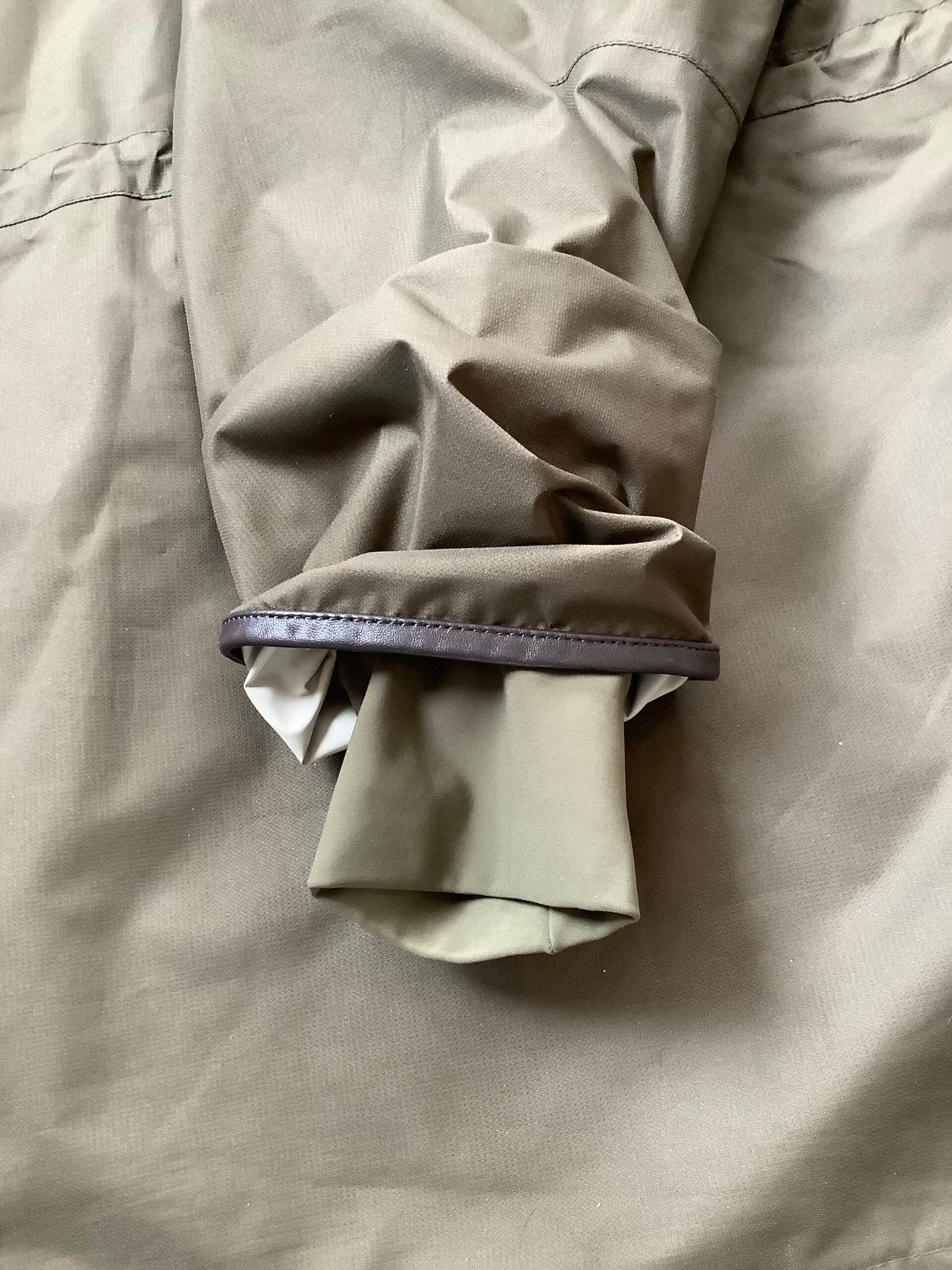 Rare Barbour olive DRYFLY 3/4 full length Coat