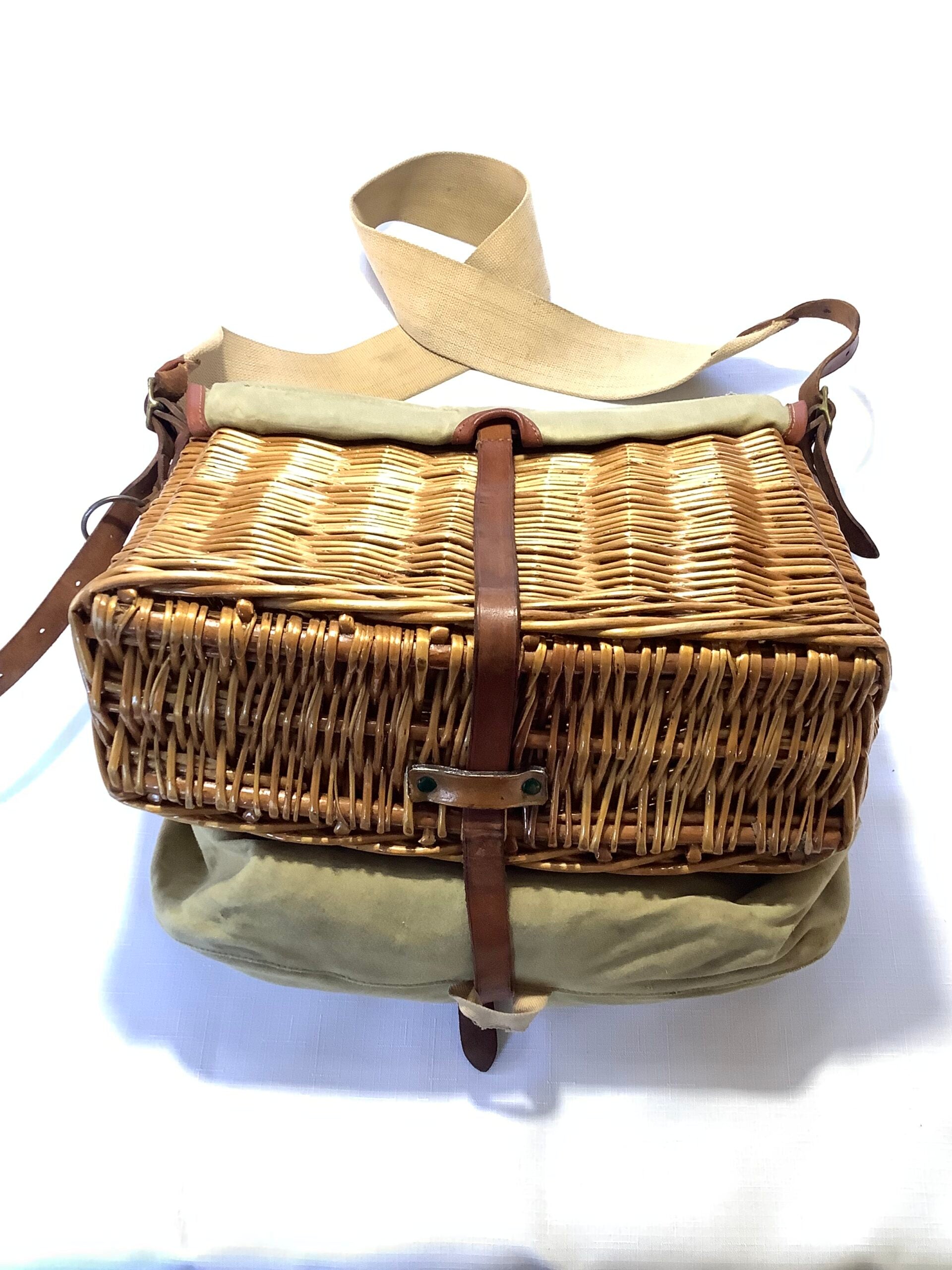 fishing creel tackle bag Classic Traditional BRADY “Conway” Fisherman’s Creel/Bag