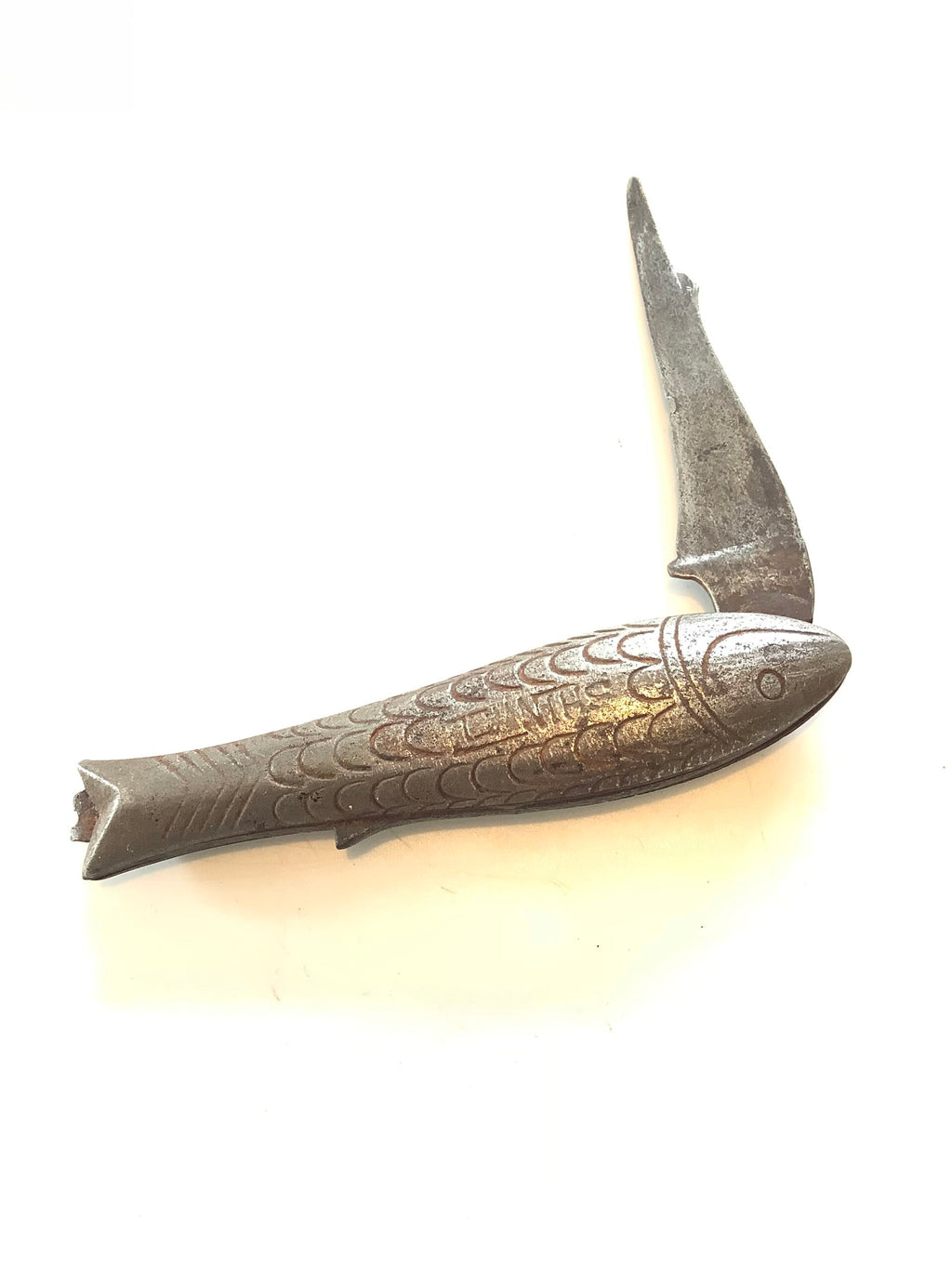 Antique fish design pocket knife