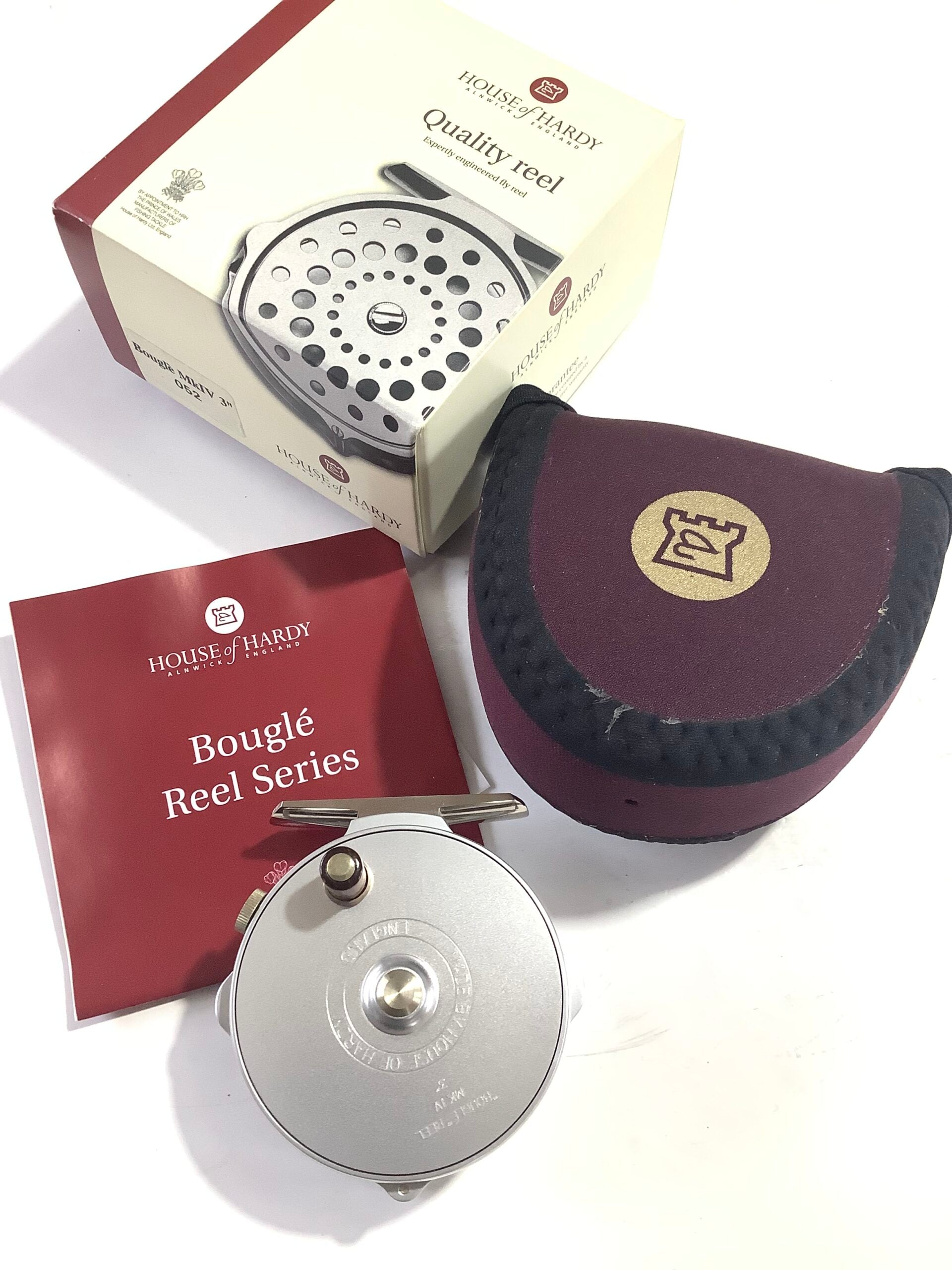 NEW unused HARDY Bros BOUGLE MKIV 3” Fly Reel