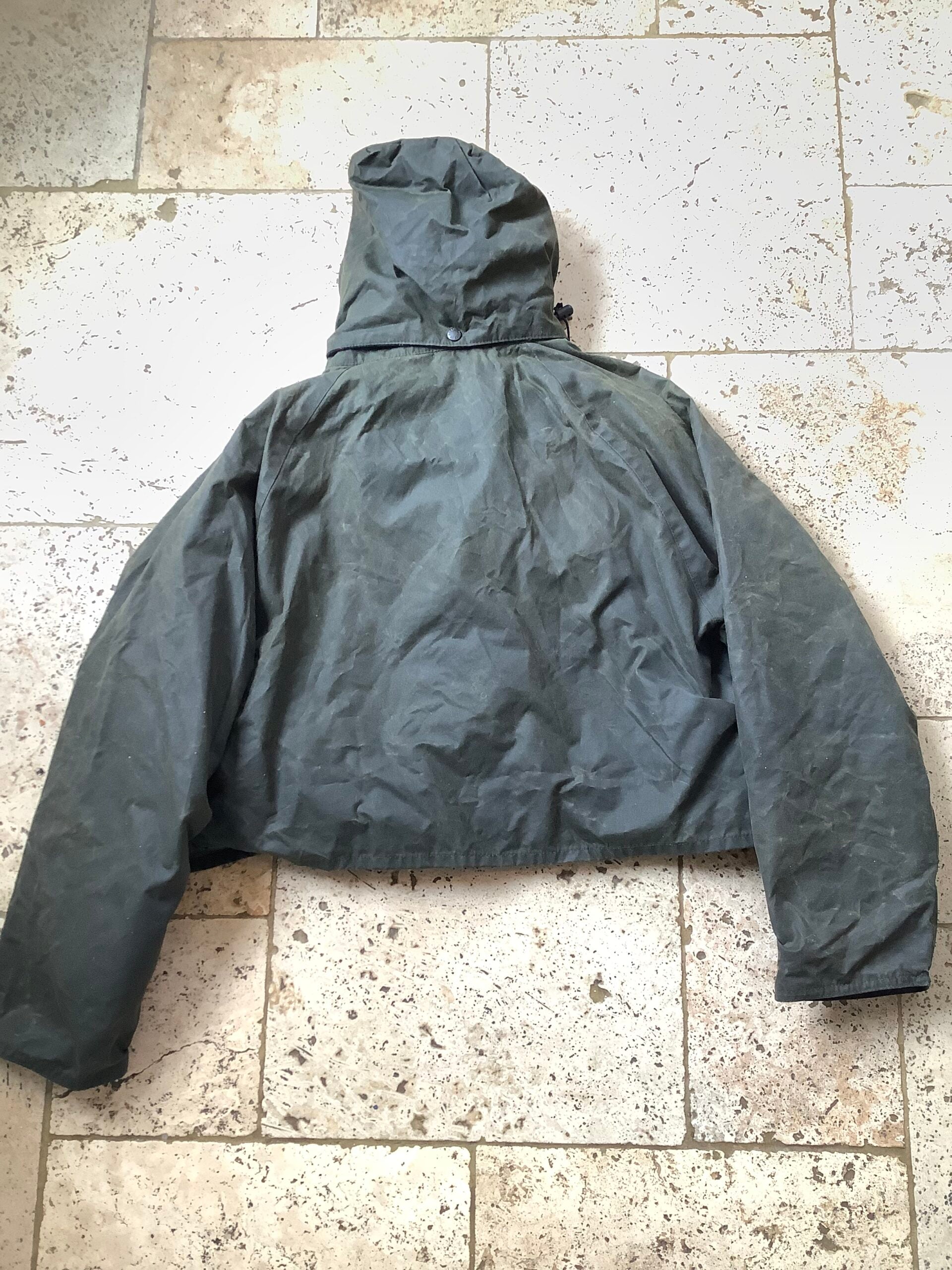 Hardy Bros Wax Wading Jacket with in built floatation device.