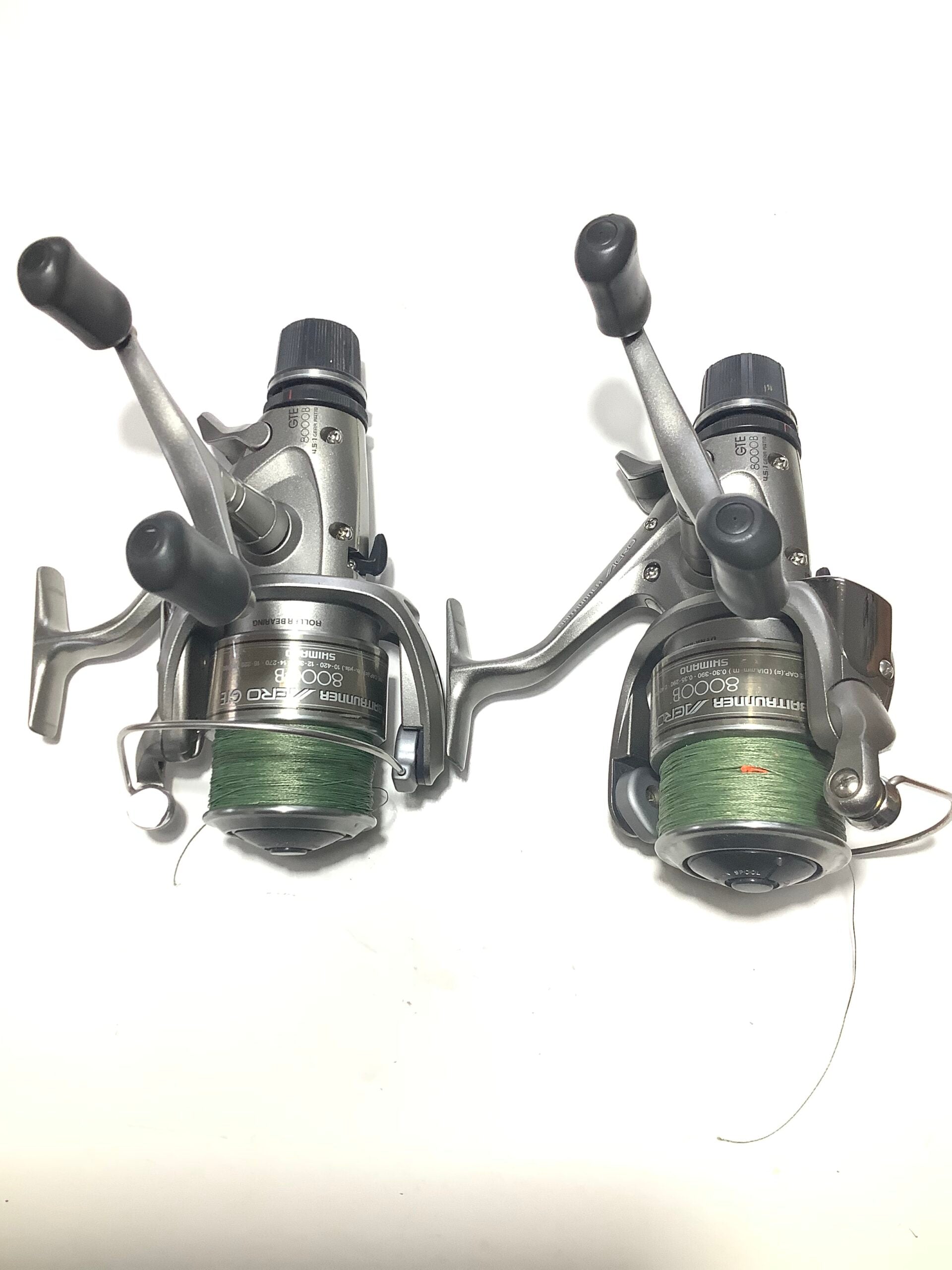 Pair of SHIMANO BAITRUNNER 8000 GTE AERO Reels UNIQUE