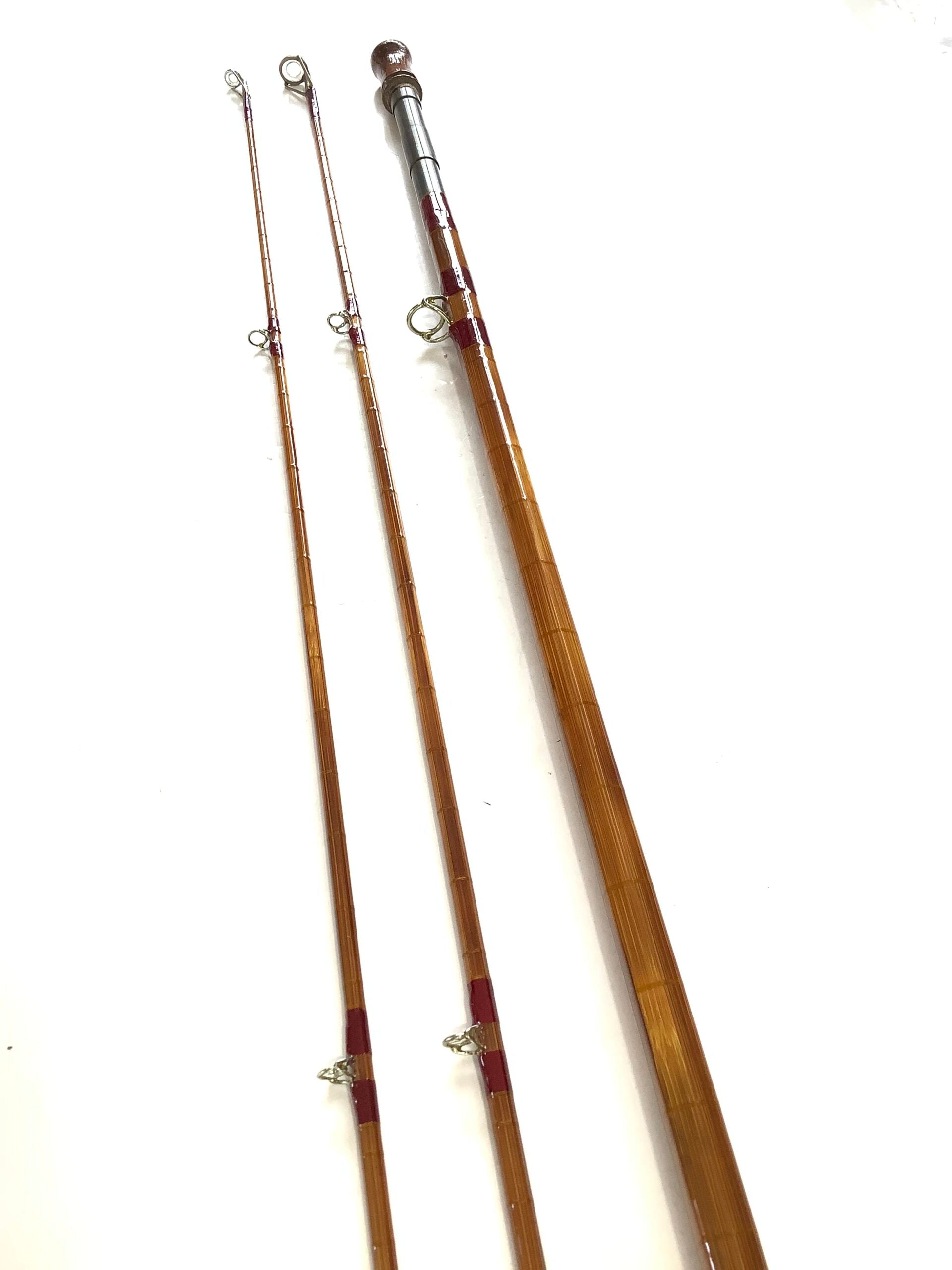 RYAN BURNS “ CARPSTRIKE” Built Cane Rod Two Tips