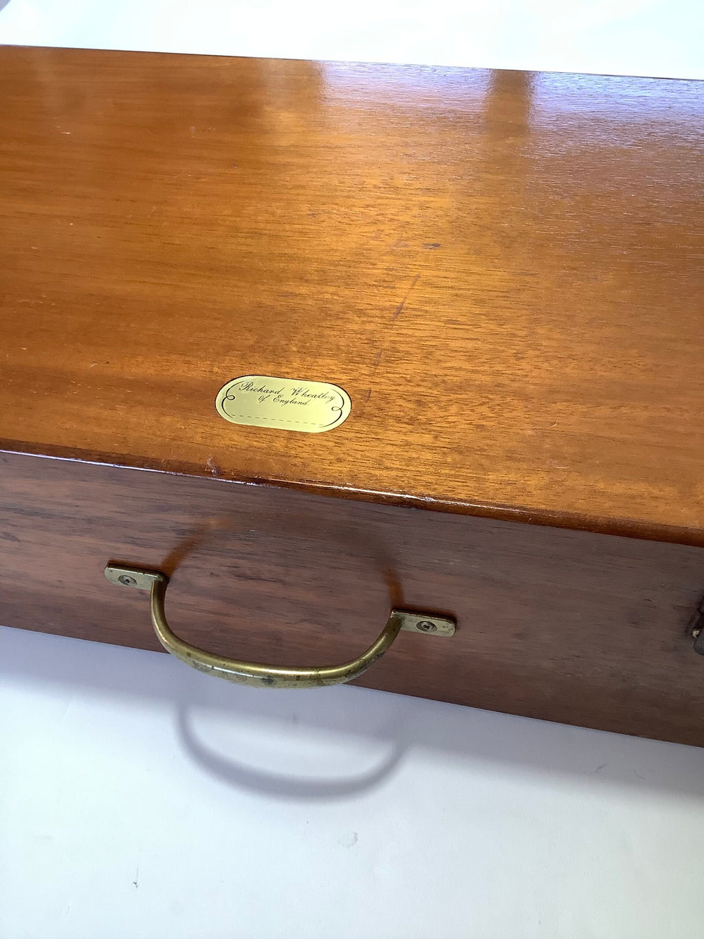 Very Rare Vintage Richard Wheatley Mahogany Fly Tyers Cabinet
