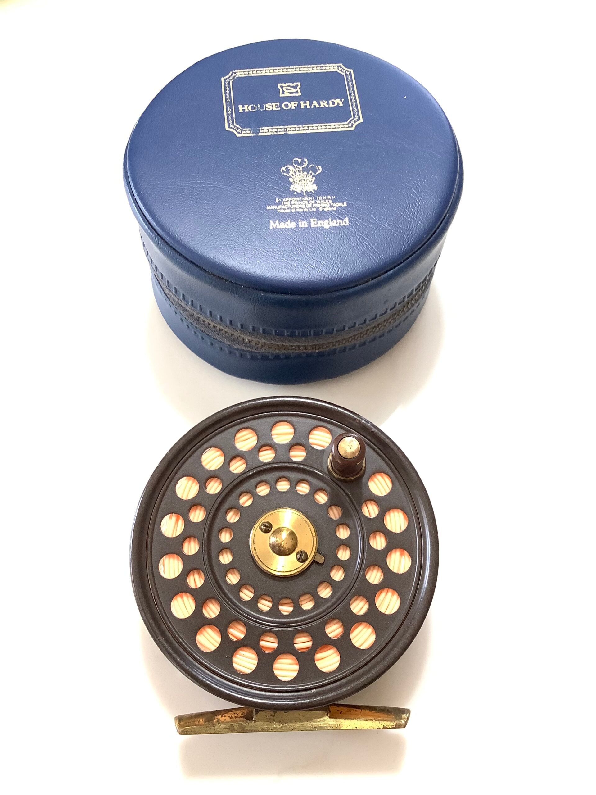 Vintage Hardy Bros GOLDEN LRH Lightweight Edition Fly Reel