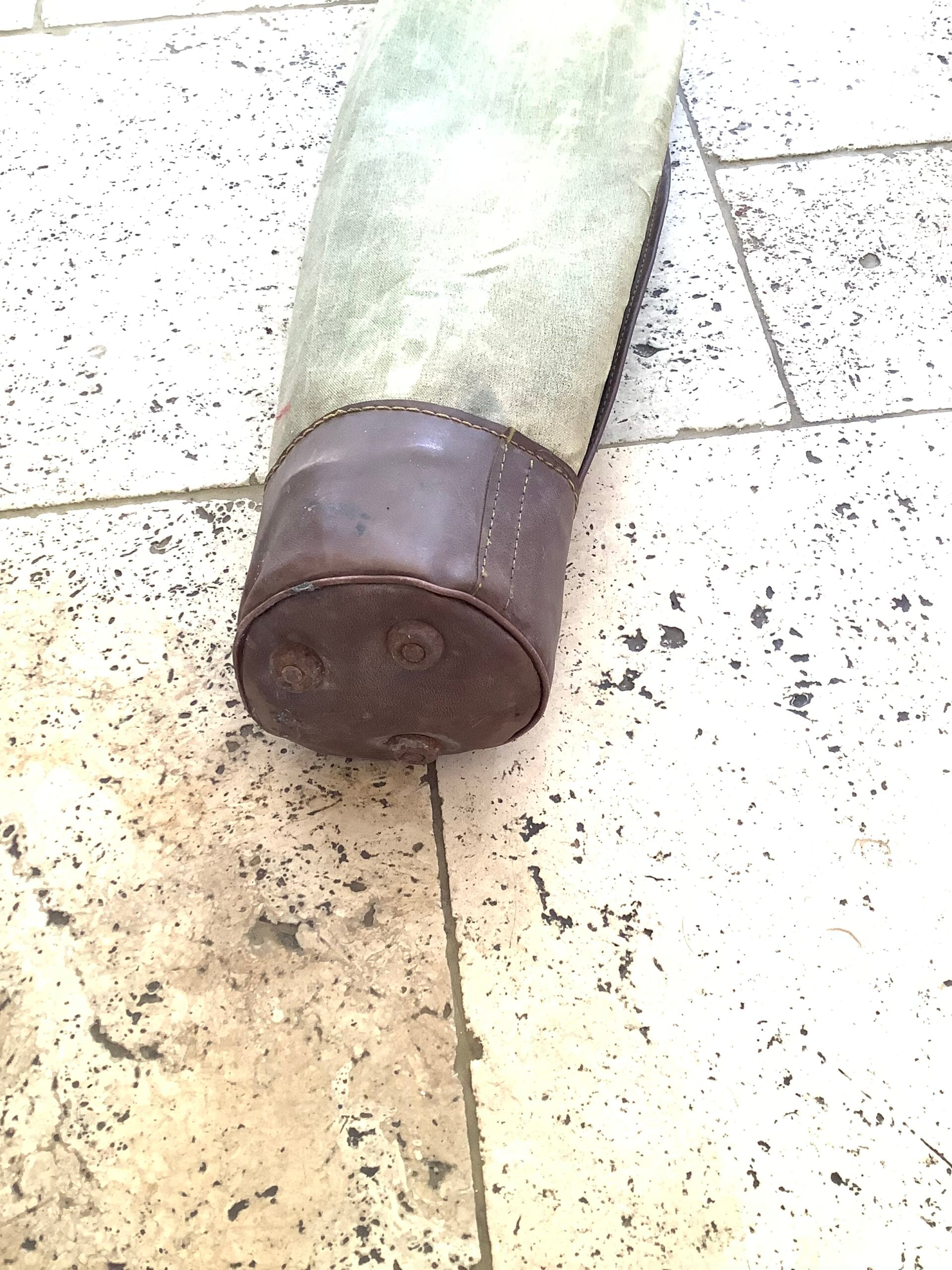Vintage EFGEECO Canvas Rod Hold-all