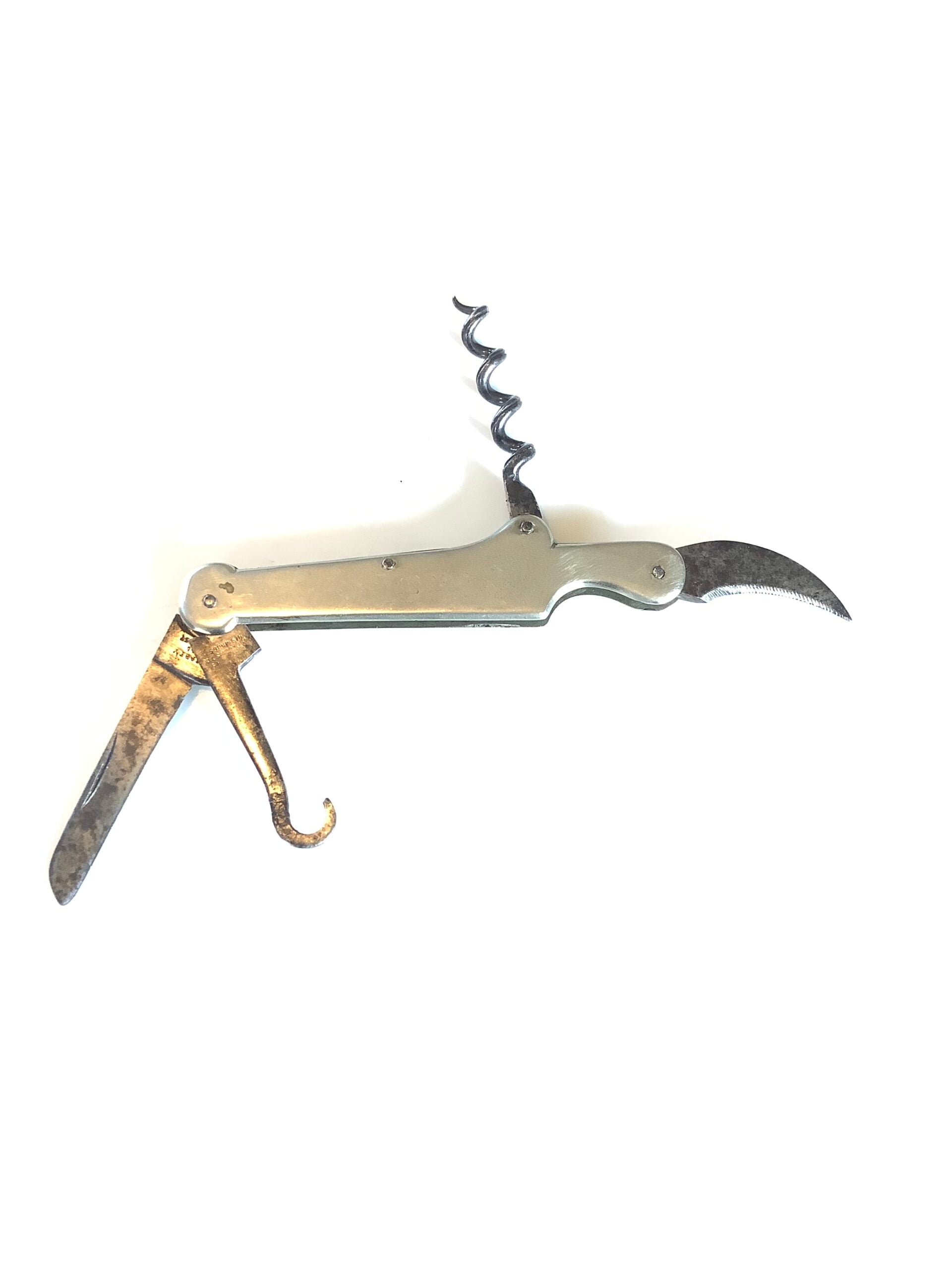 Rare Antique Asprey of London Makers to his Majesty multi-tool folding pocket knife