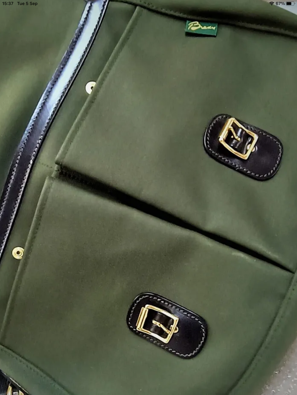NEW Brady DART ( Olive ) Fisherman’s Bag