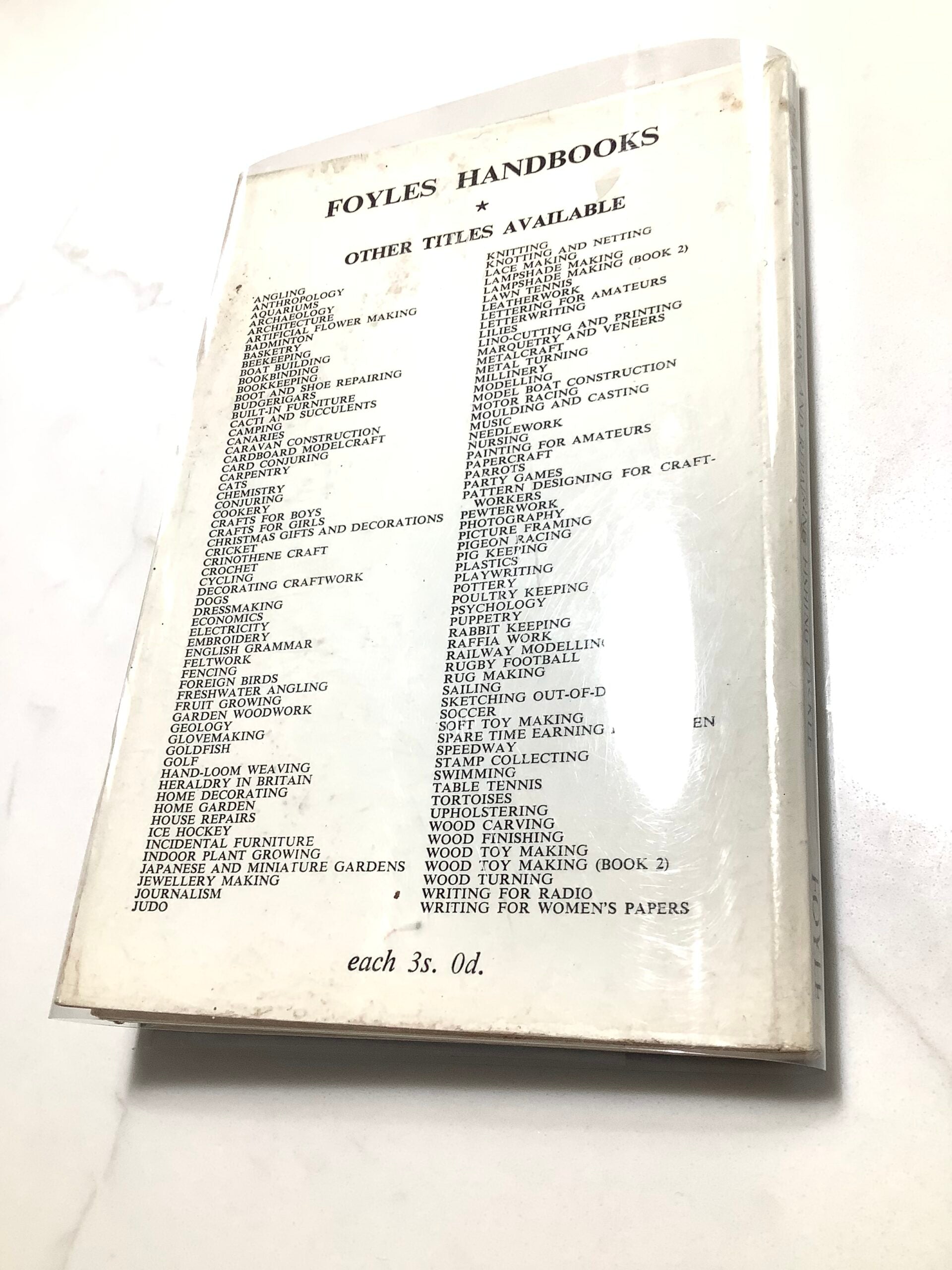 Making Repairing Fishing Tackle ( Floats etc) First edition 1956