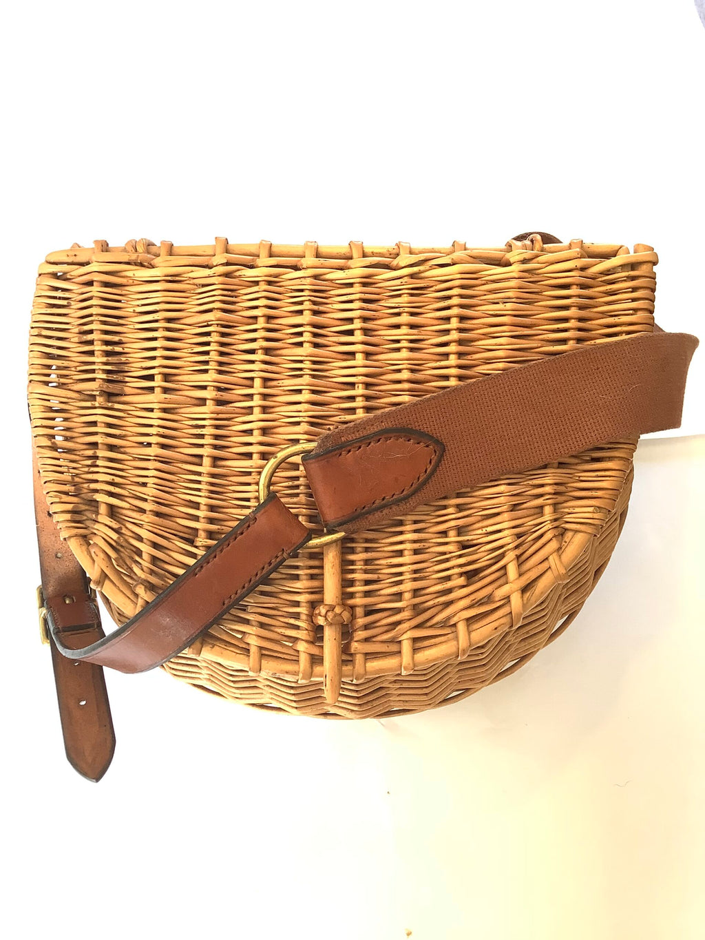 A Norfolk Basket Company Hand crafted Fisherman’s Creel