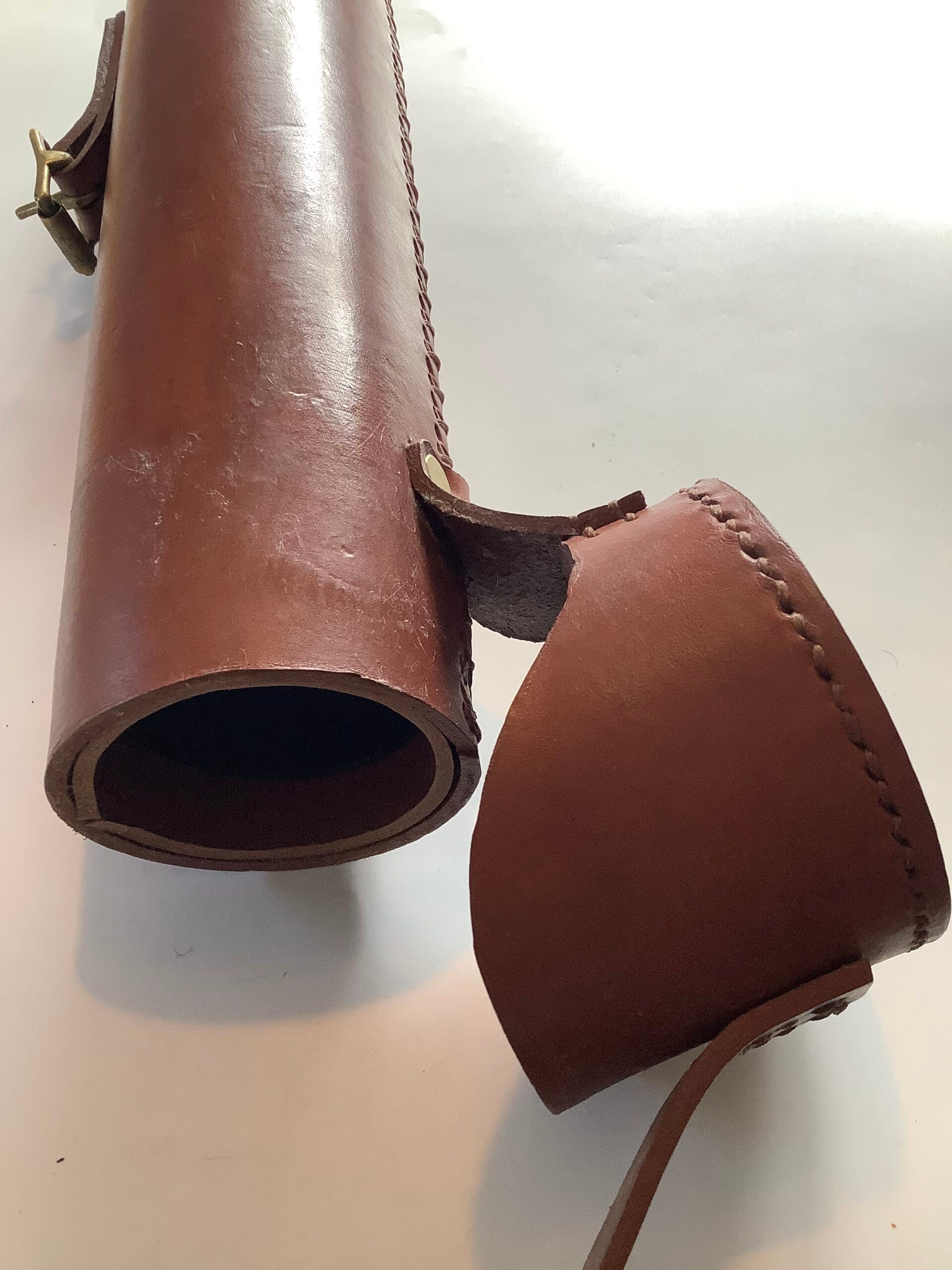 Brett Parsons Hand made Bridal Leather Float Carrier