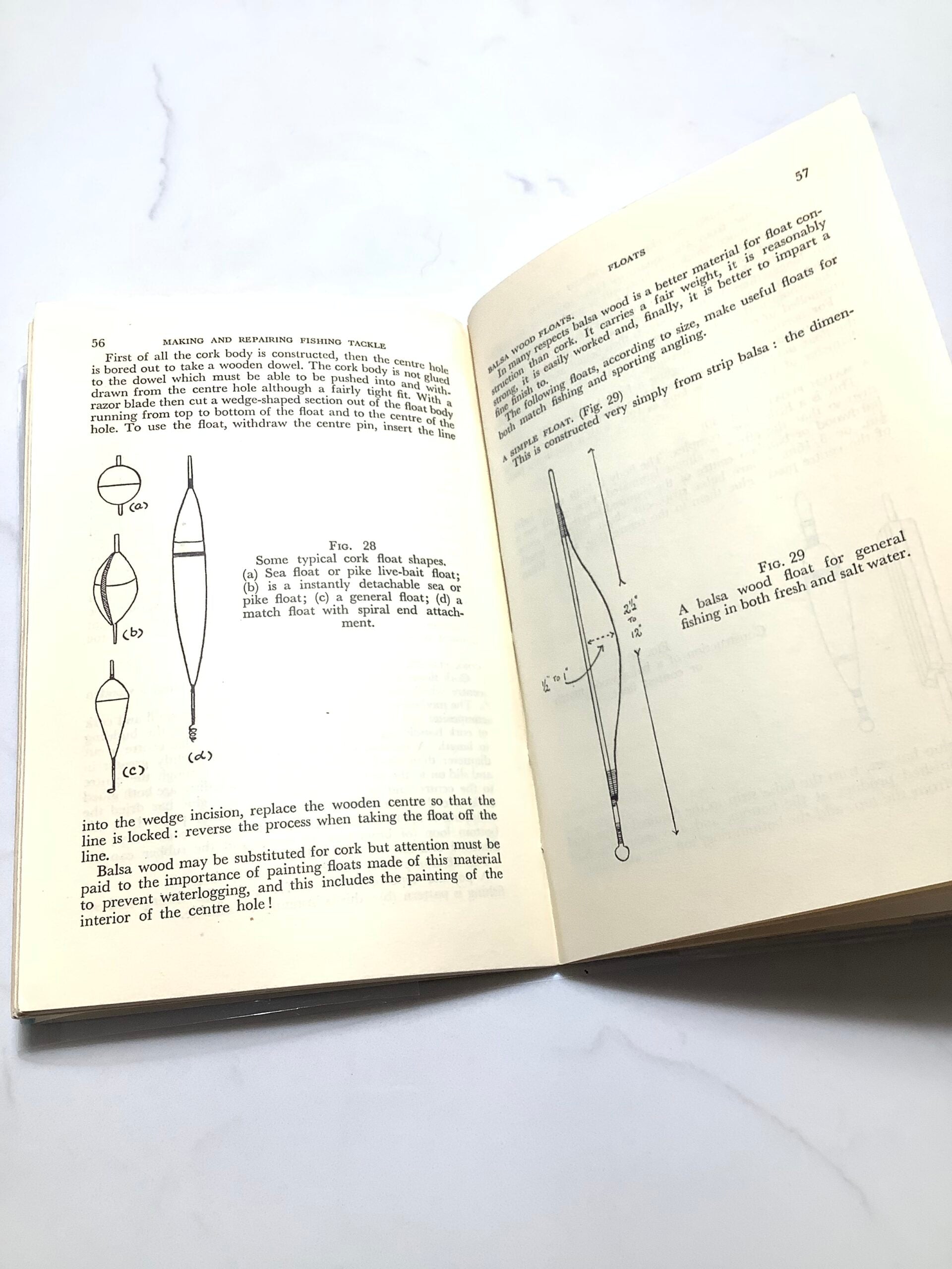 Making Repairing Fishing Tackle ( Floats etc) First edition 1956