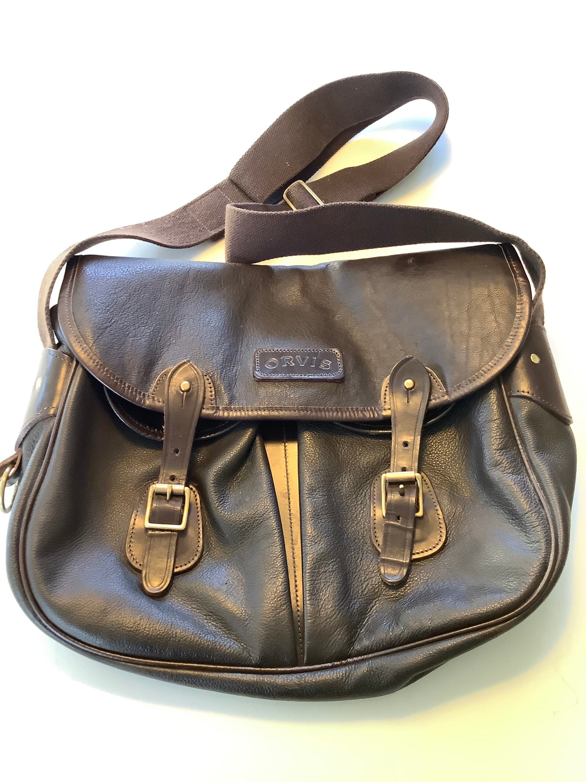 Leather ORVIS Fishermans Hold-all Bag