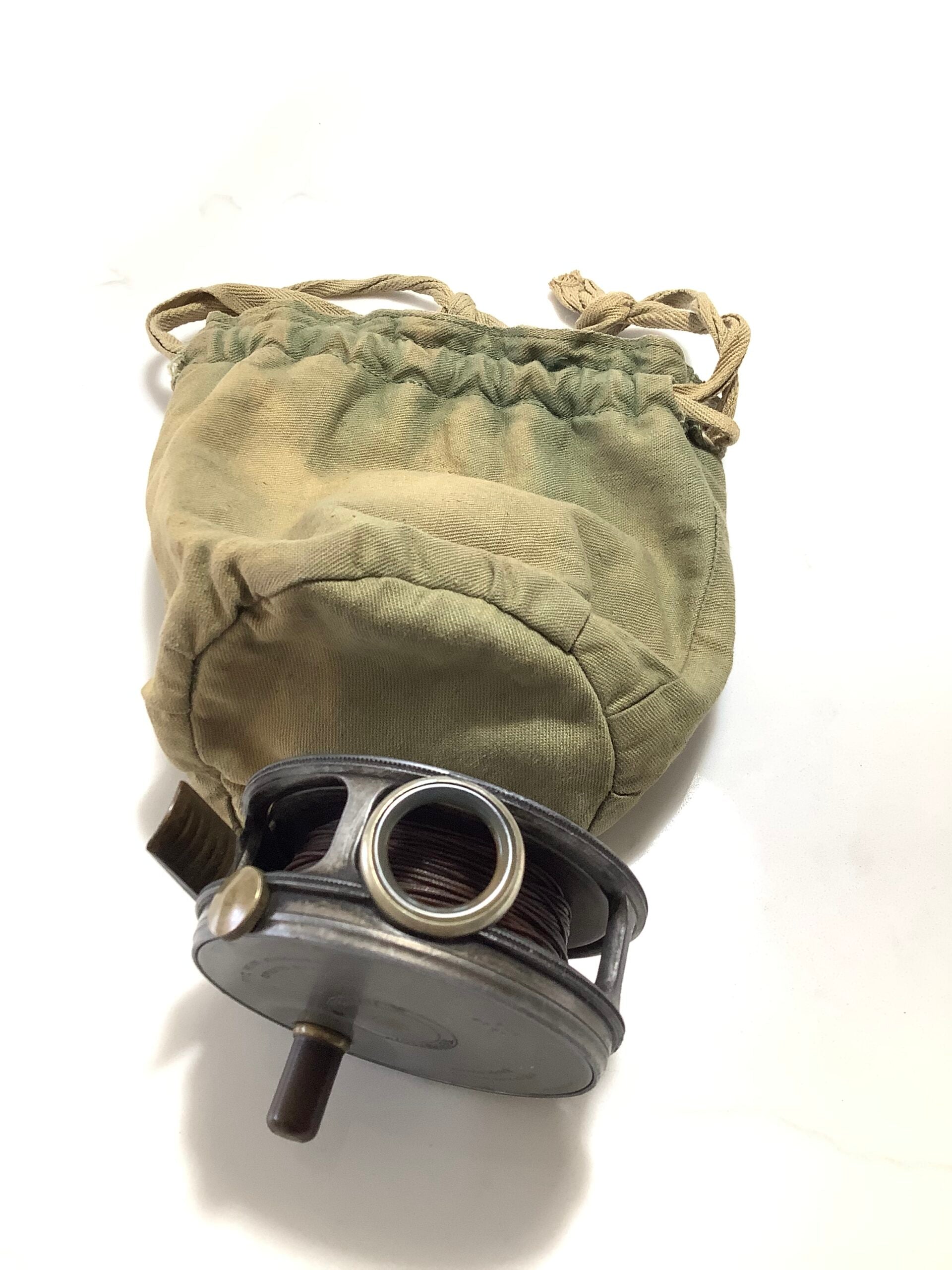 Antique Hardy Bros 2 7/8” Perfect Fly Reel with Agate Line guide