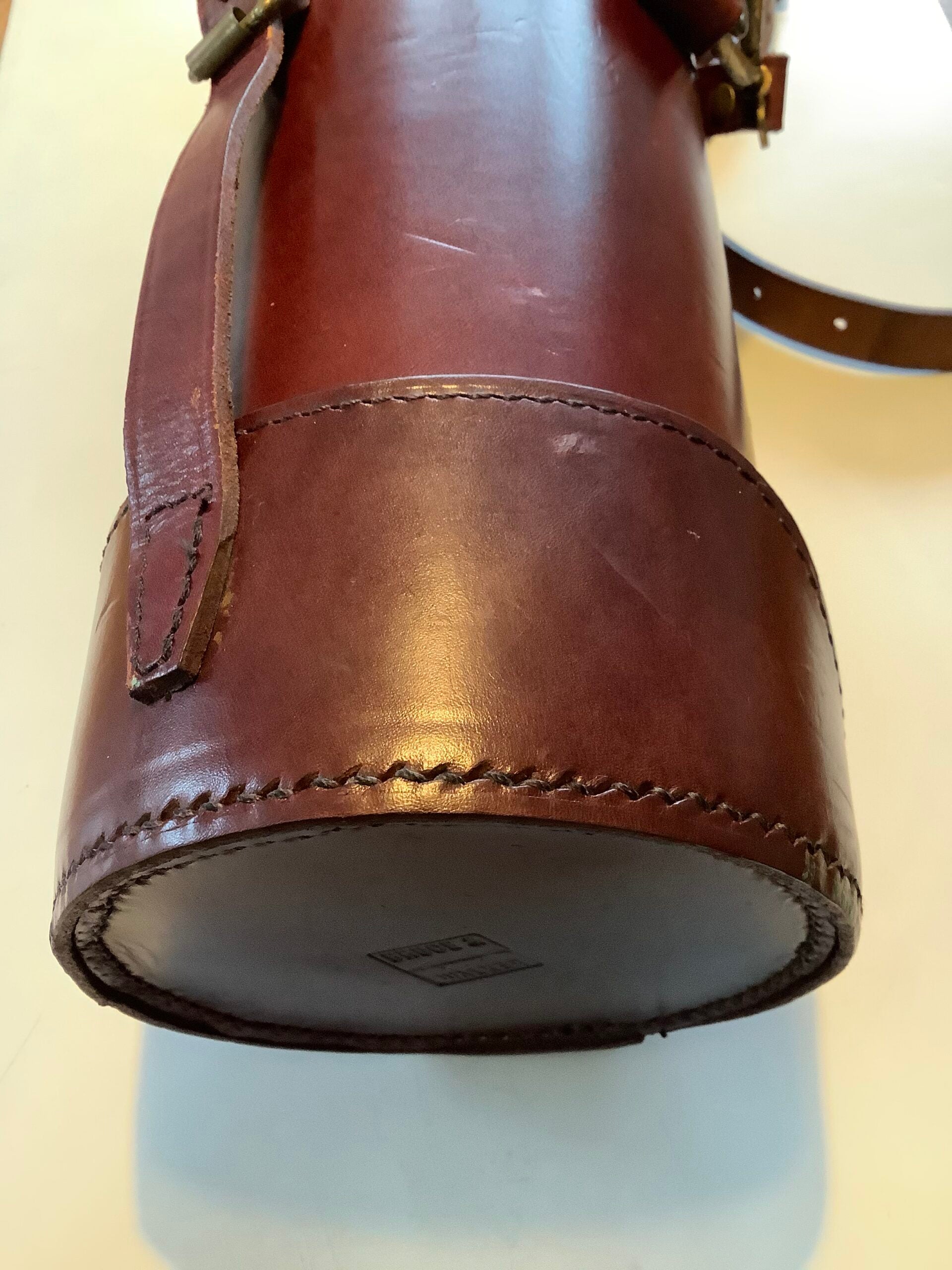 Rare Full leather Bruce Walker Rod carrier