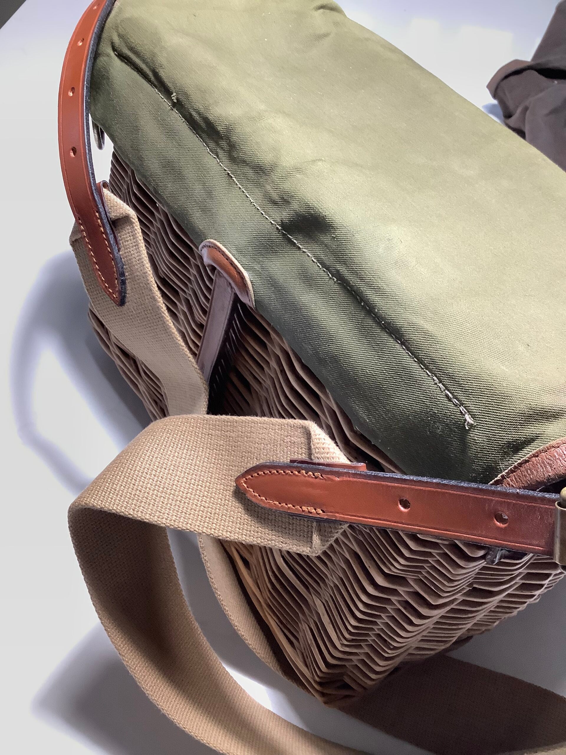 Vintage BRADY Conway Fisherman’s Creel/Bag