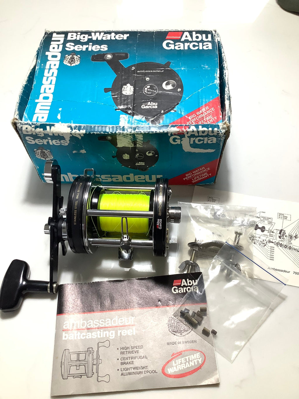 As New ABU AMBASSADEUR Big Game Series 7000c Multiplier