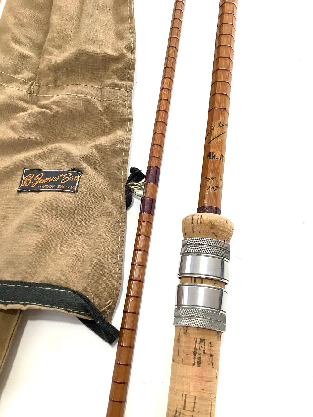 Early EALING B.JAMES RICHARD WALKER MKIV AVON Built Cane Rod