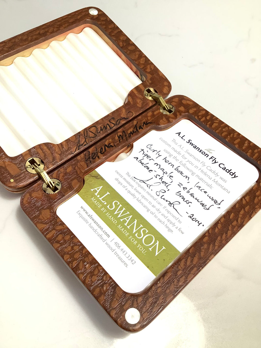 Finest A.L SWANSON Fly Caddy Beautifully Hand Crafted