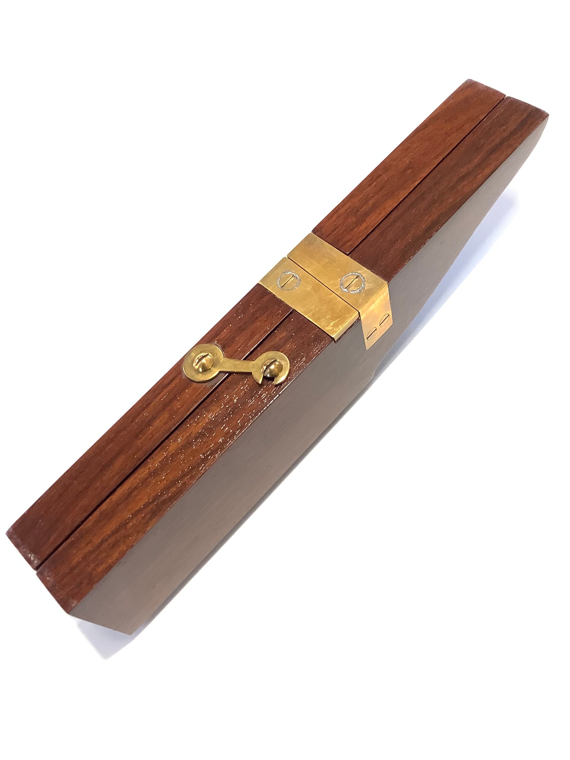 JAMES PURDEY Portable Rosewood Boot Jack with Canvas Leather case