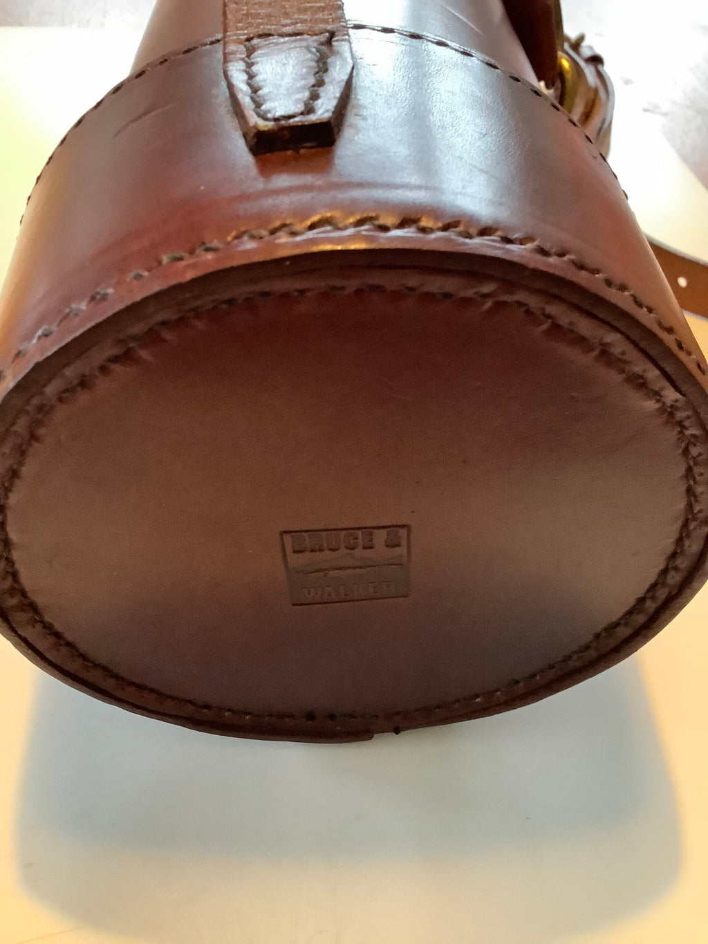Rare Full leather Bruce Walker Rod carrier