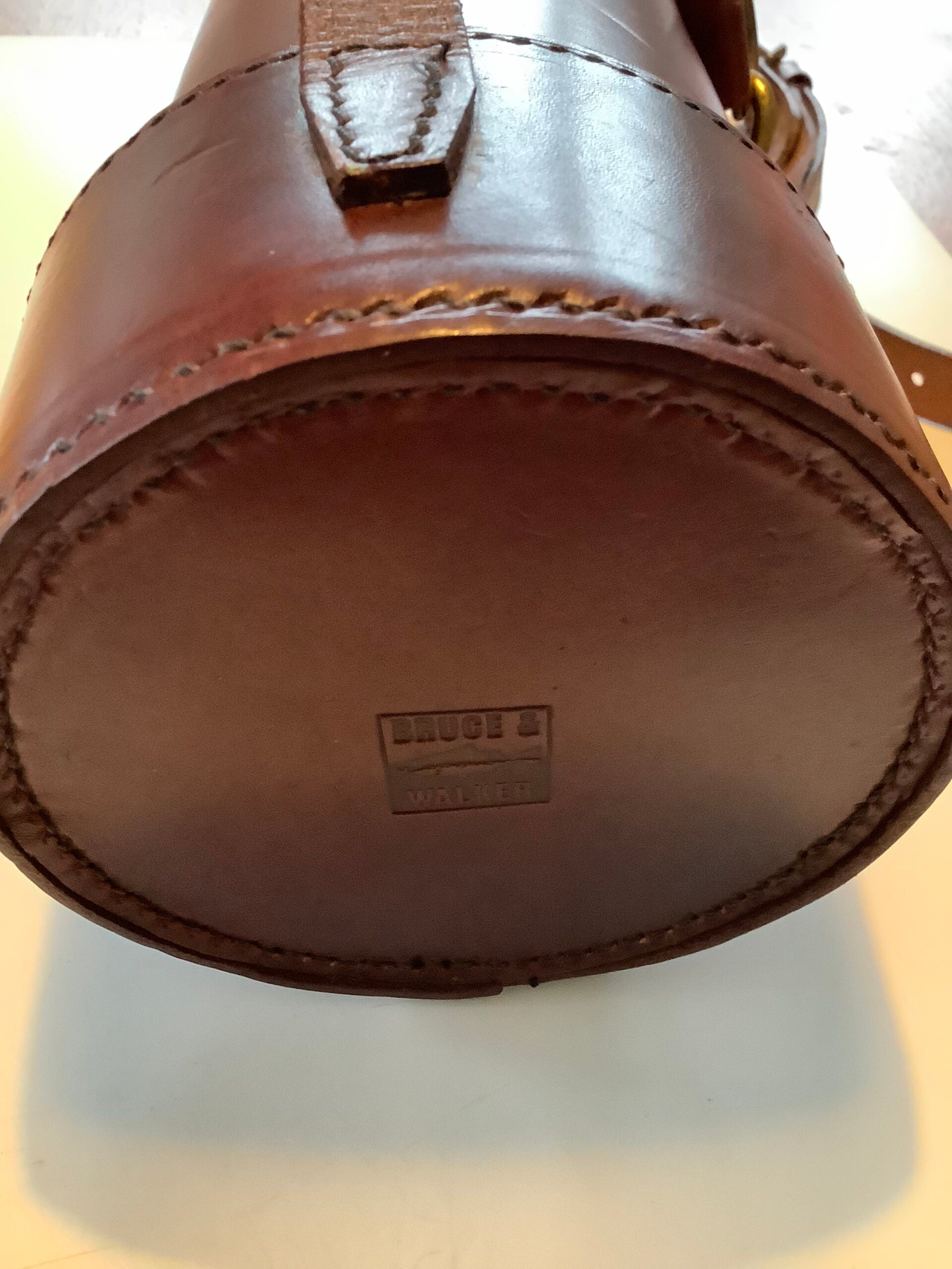 Rare Full leather Bruce Walker Rod carrier