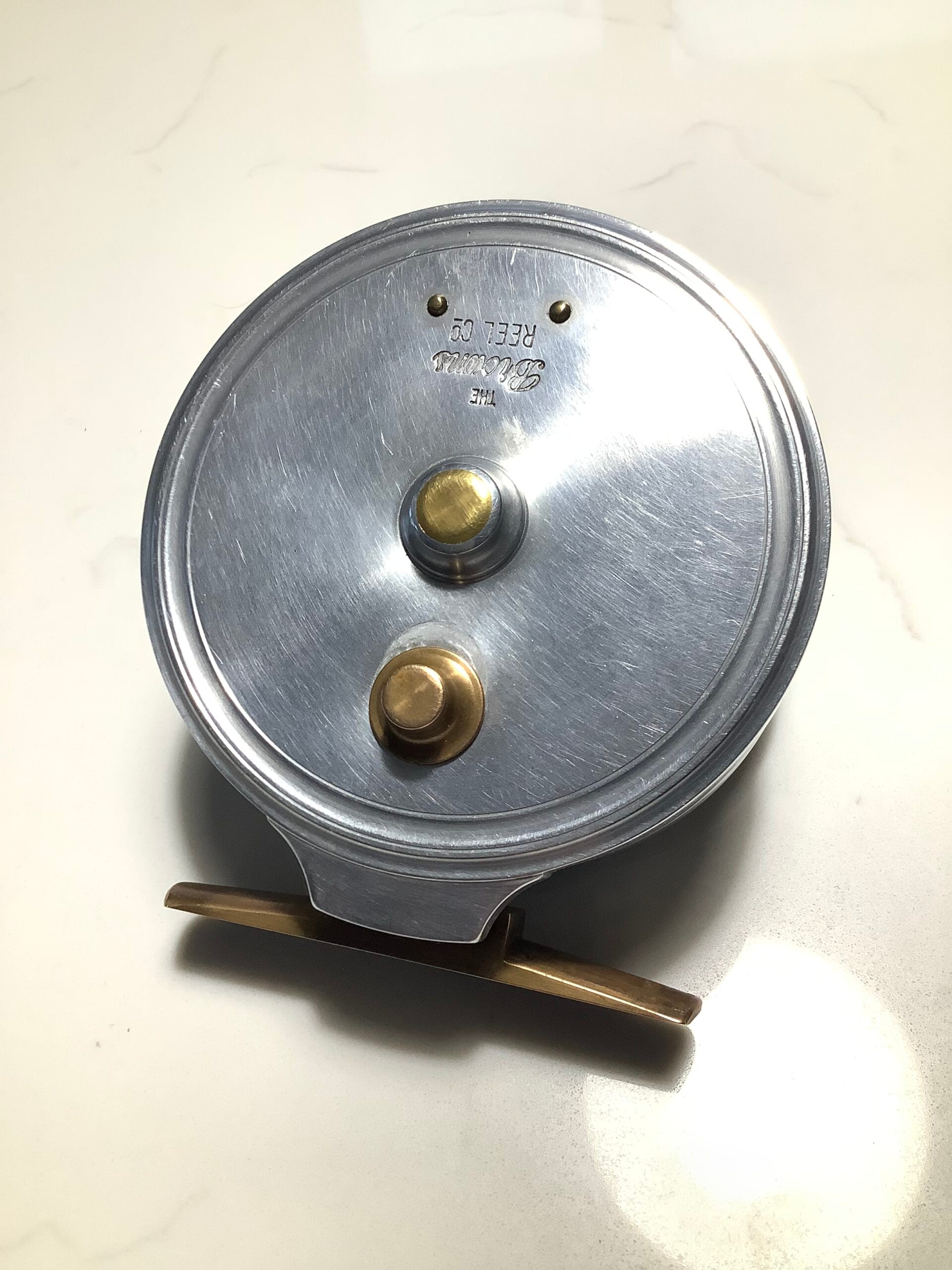 Very Rare THE BROWNS REEL Co Limited Edition 3 1/2” Double Ventilated Centrepin