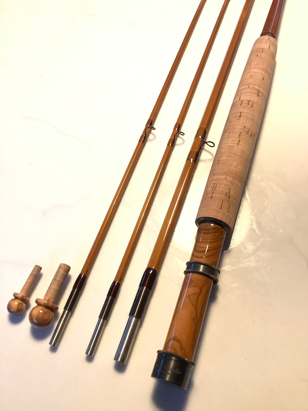 EDWARD BARDER 8ft 6” #6 Built Cane Fly Rod “Superb”