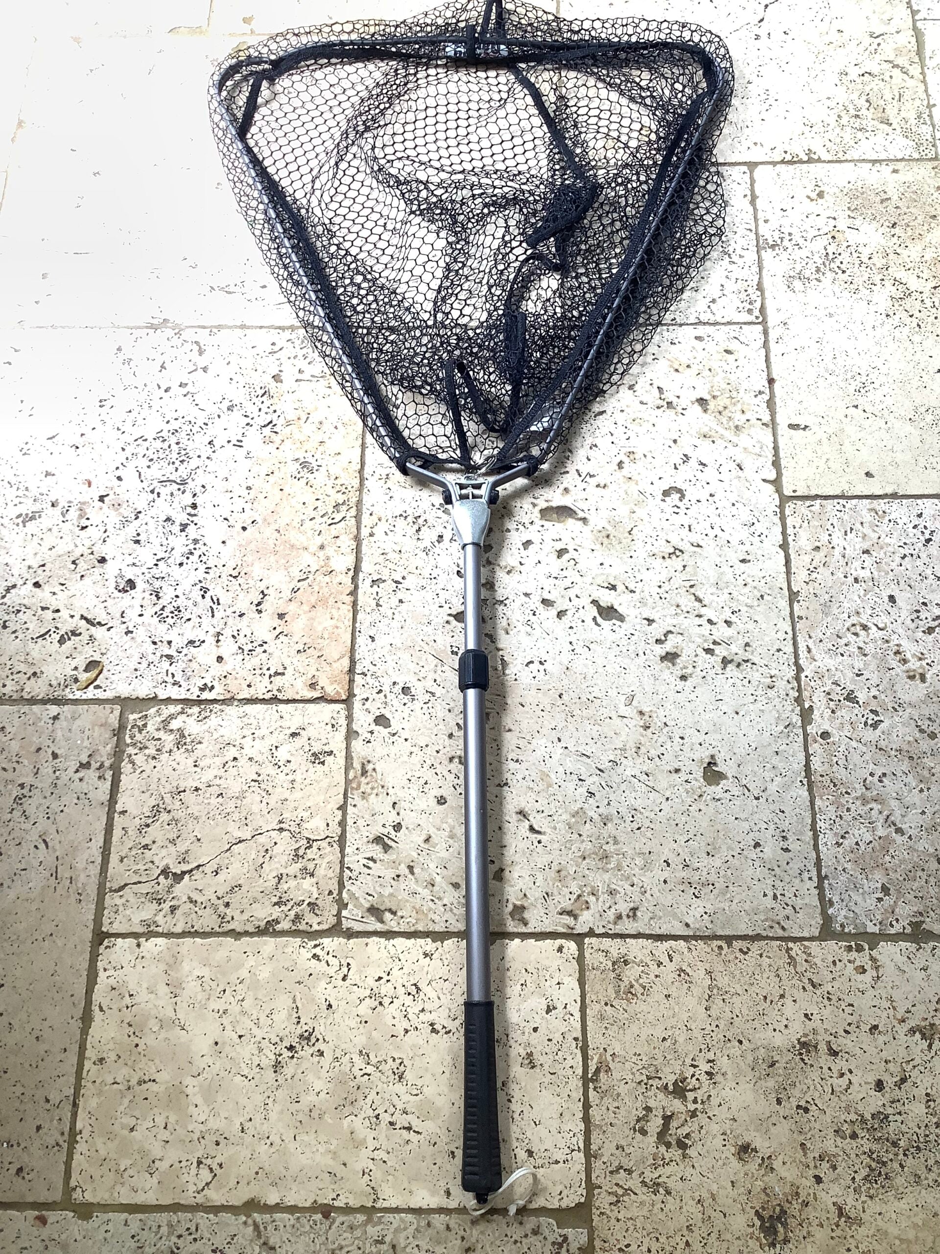 ABU folding landing net telescopic Handle
