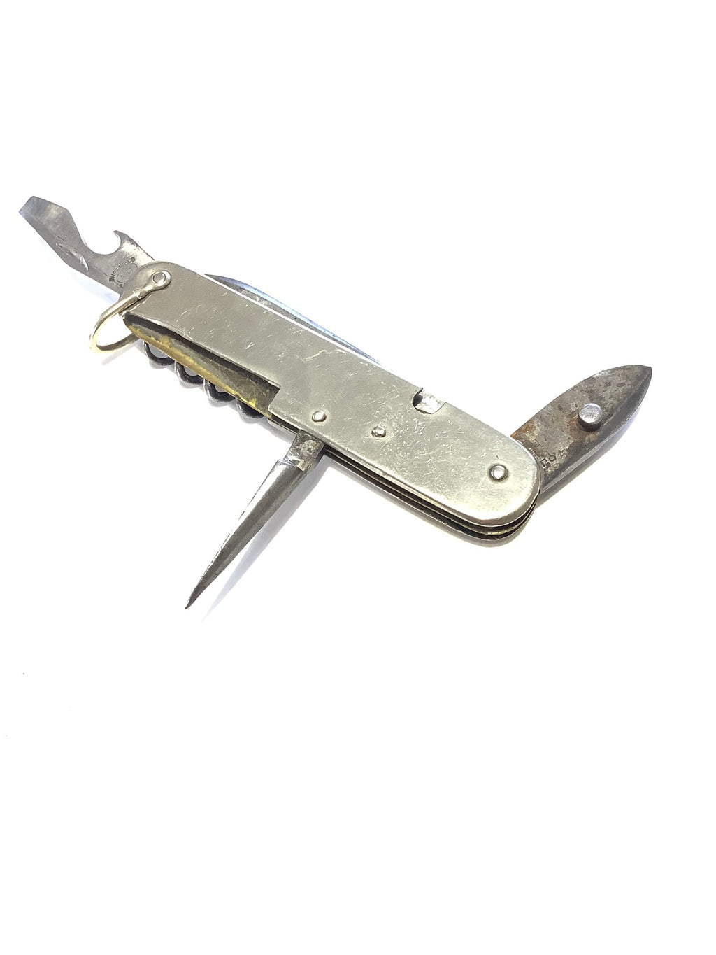 Scarce Antique Sportsman Knife gifted by THE KING IN 1946 to the returning soldiers from the War on Balmoral Estate CRATHIE Parish