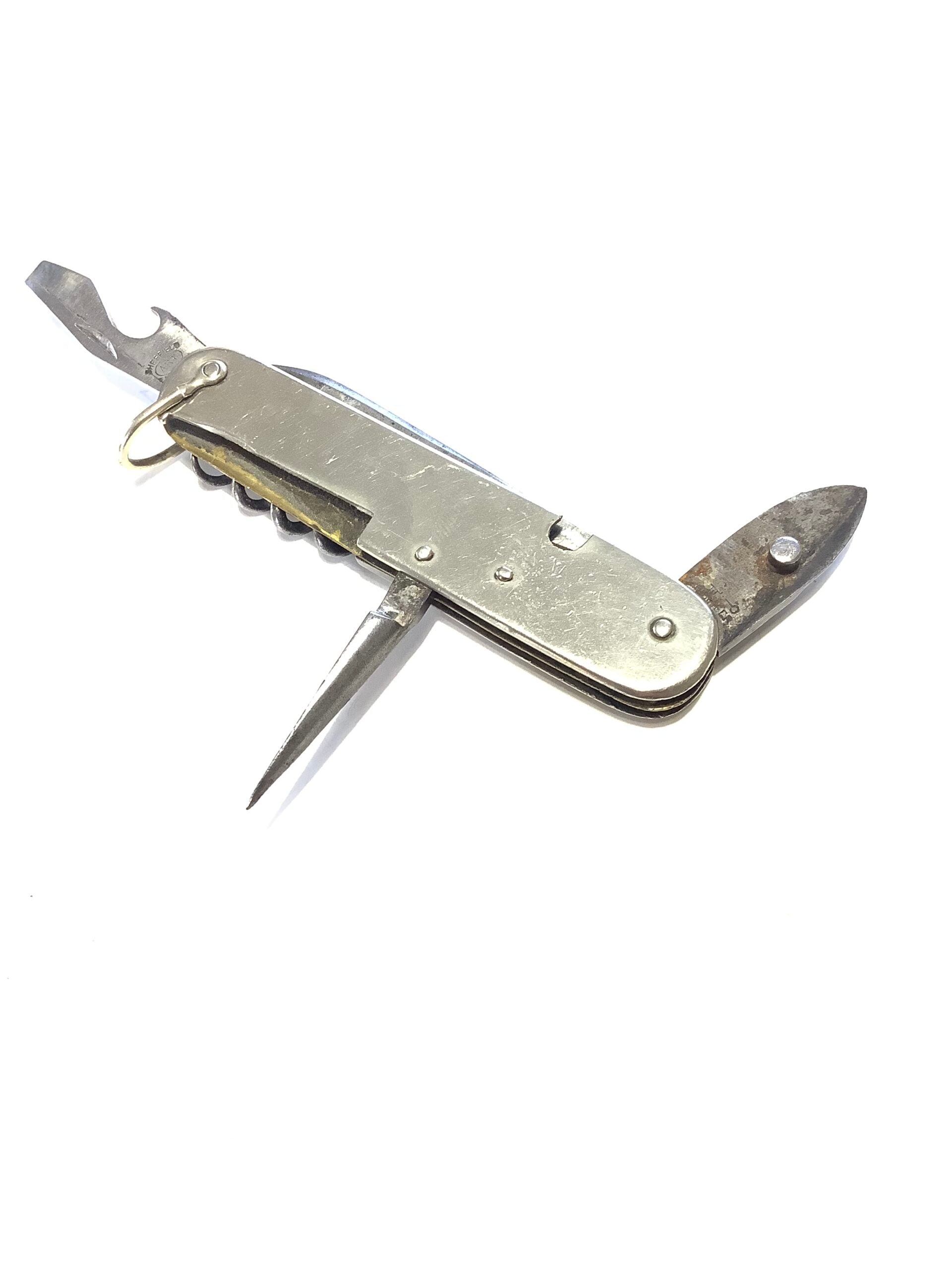 Scarce Antique Sportsman Knife gifted by THE KING IN 1946 to the returning soldiers from the War on Balmoral Estate CRATHIE Parish