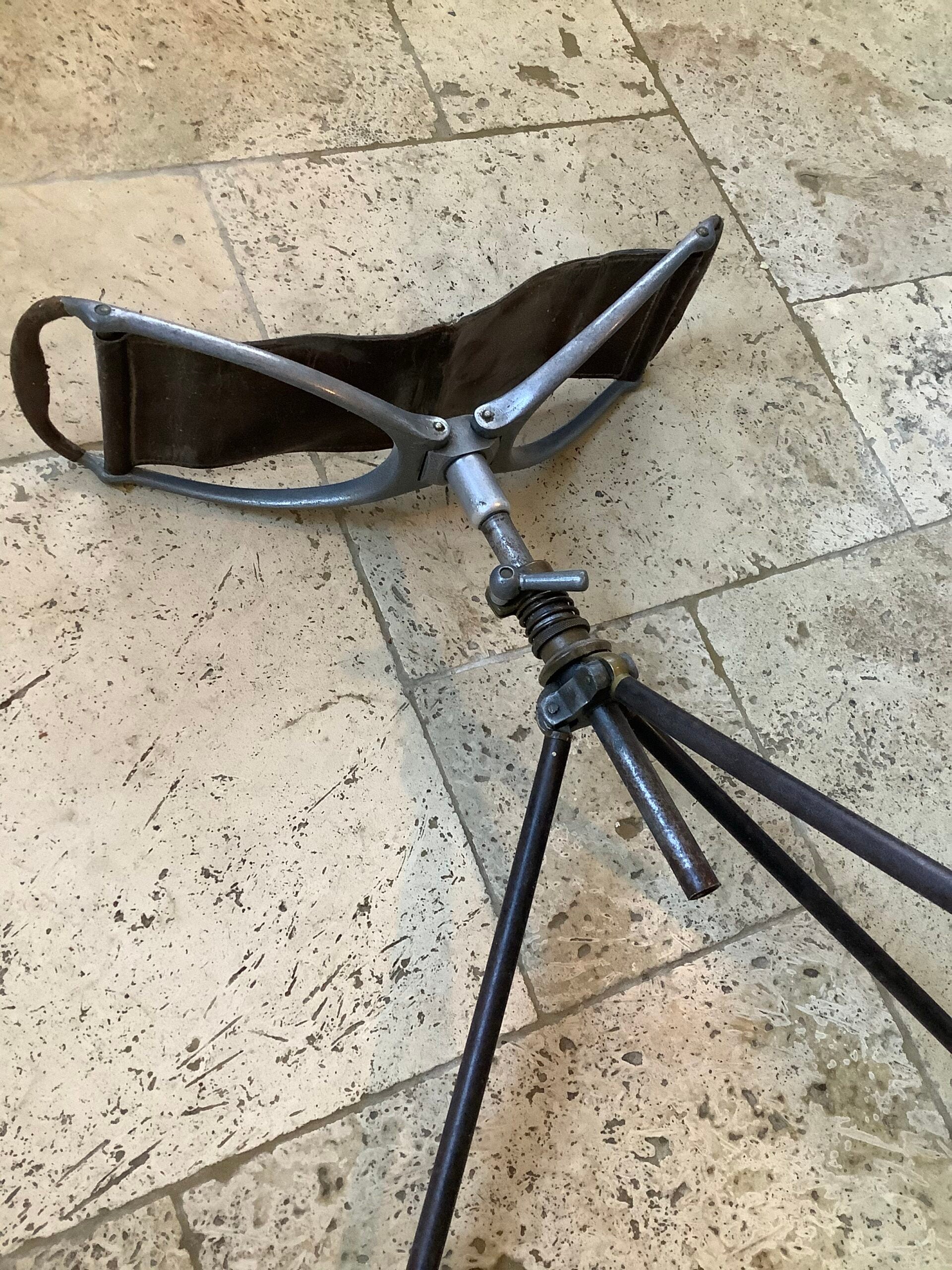 Antique Hardy Bros Sportsman’s tripod seat