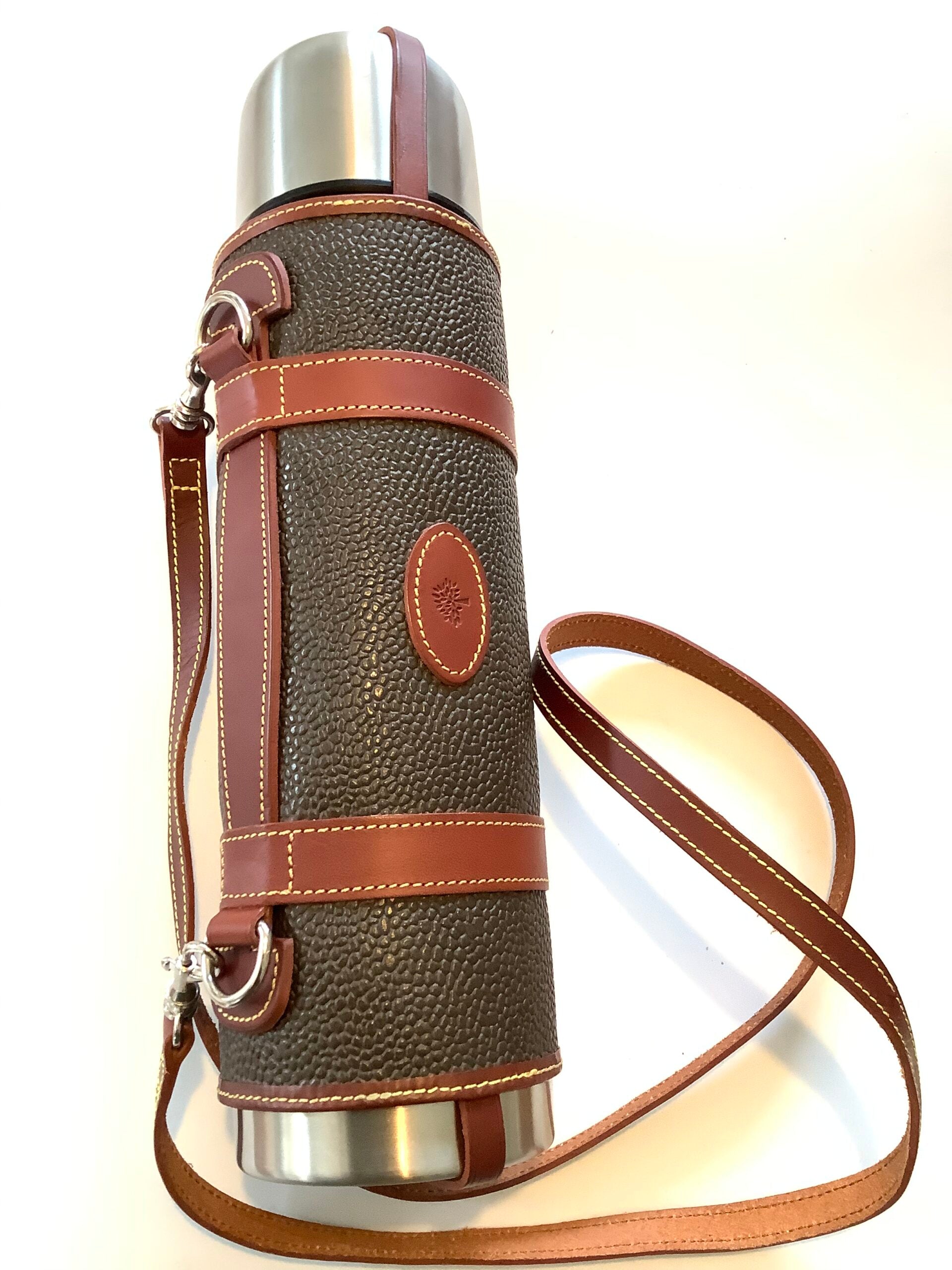 Mulberry of England Scotch Grain Flask Carrier