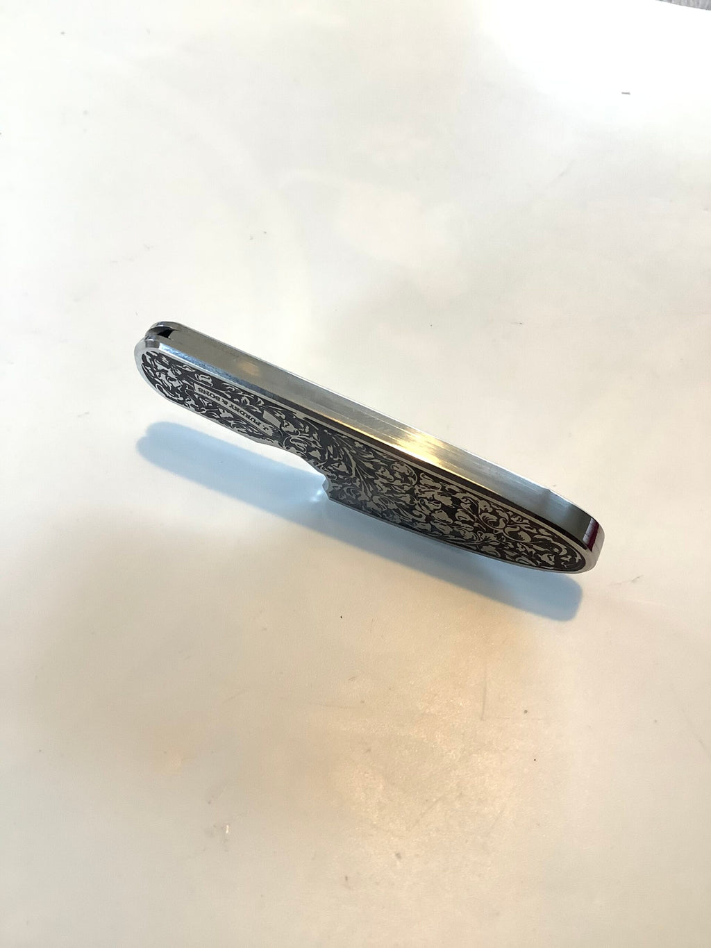 James Purdey Gun Scroll Folding Knife