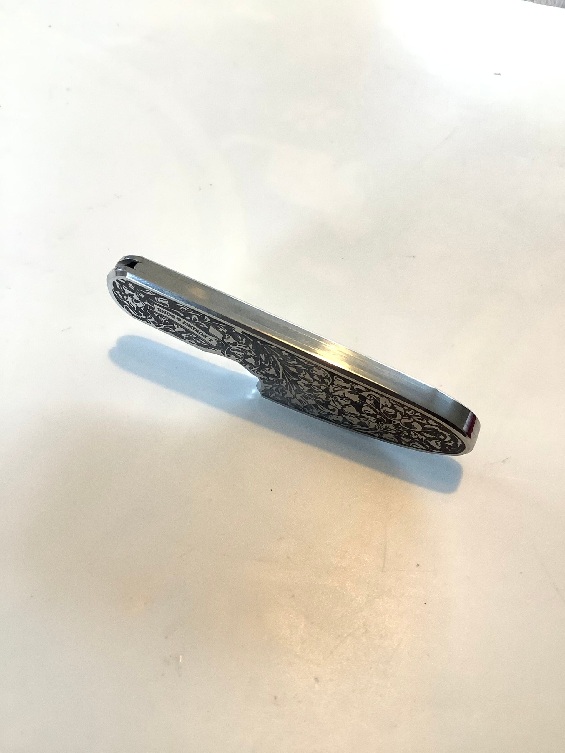 James Purdey Gun Scroll Folding Knife