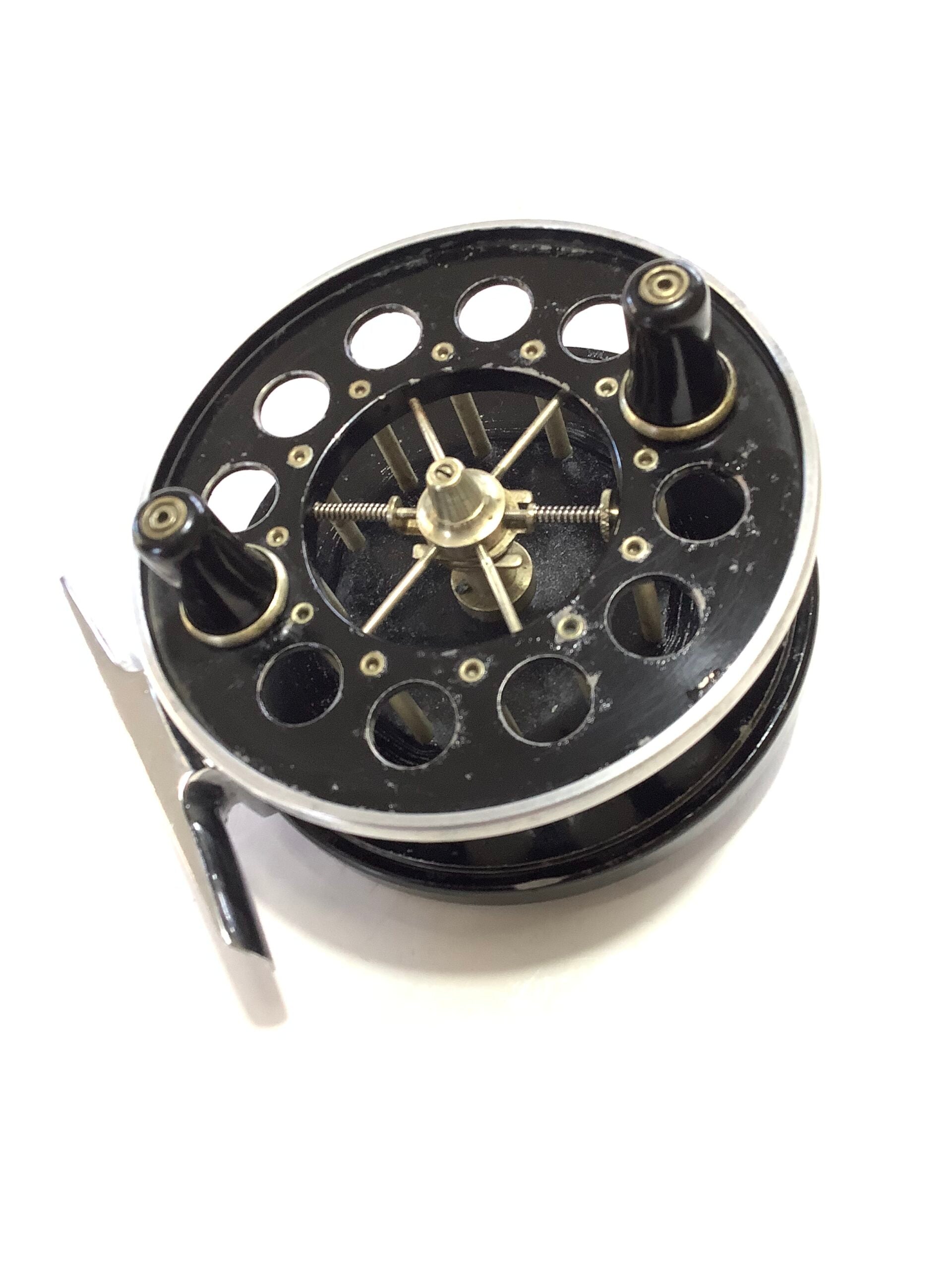 Vintage Allcocks Aerial 3 3/4” Wide Drum Centrepin