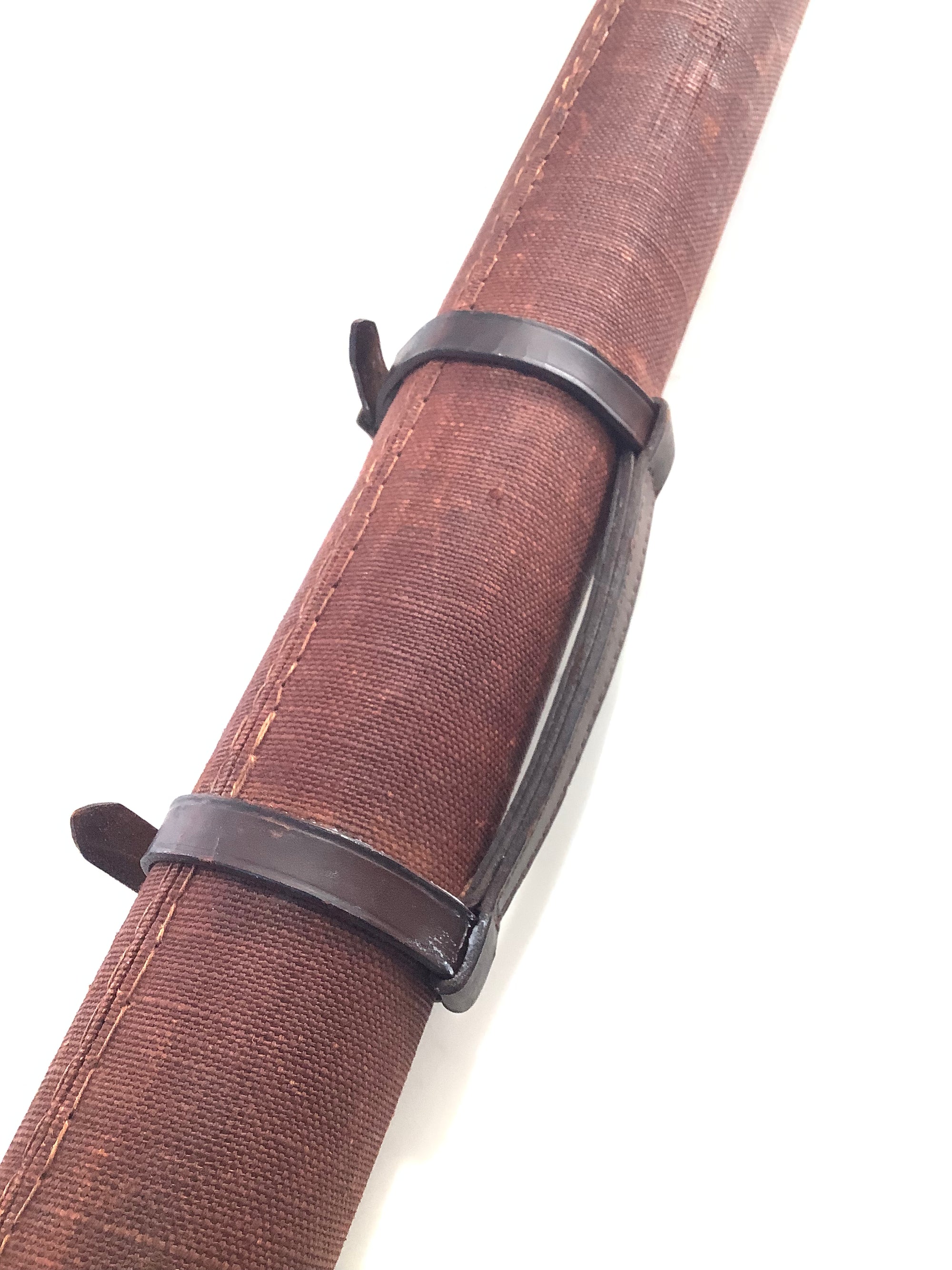 Vintage Quality Leather & Canvas Rod Holder
