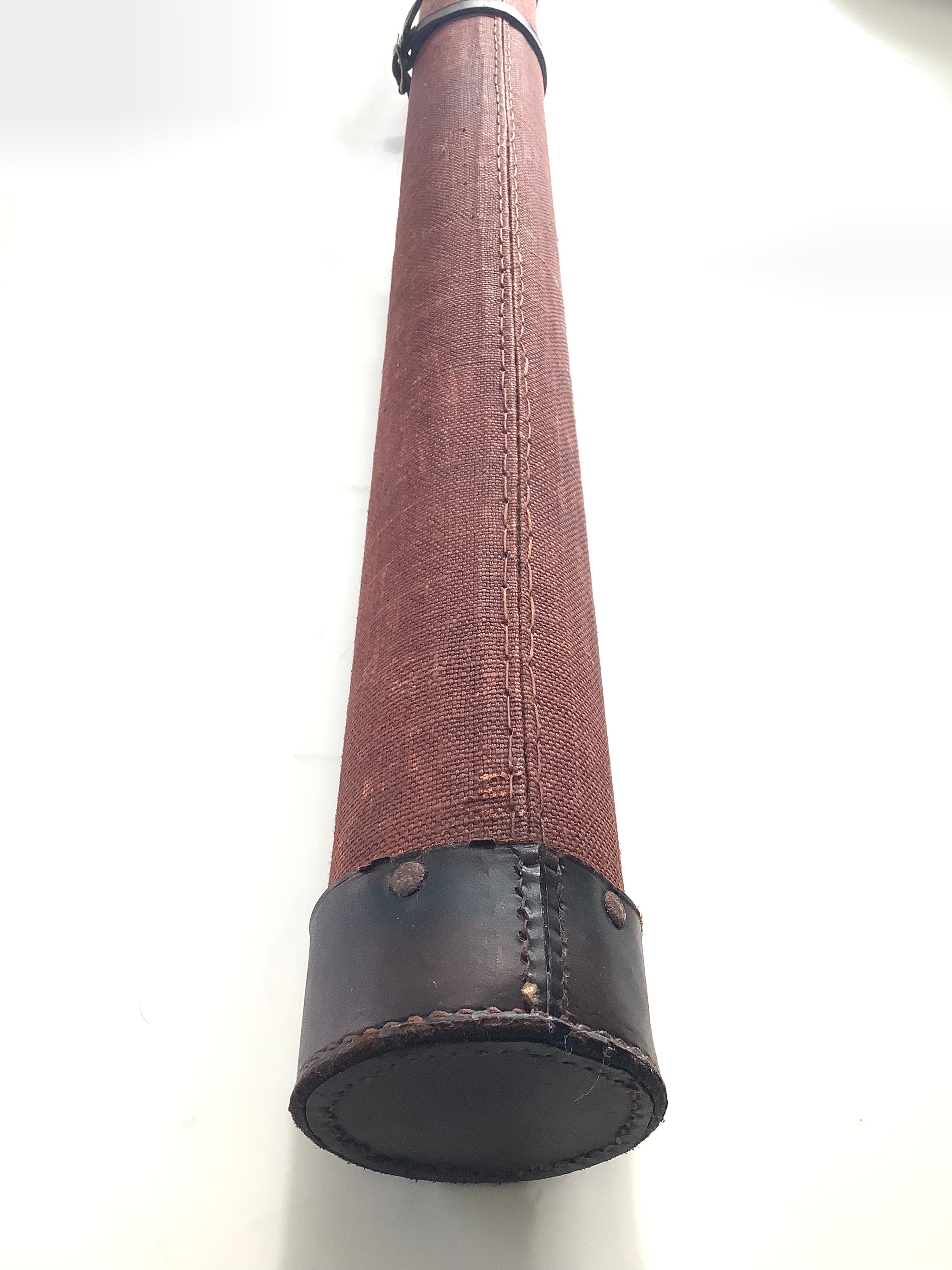 Vintage Quality Leather & Canvas Rod Holder