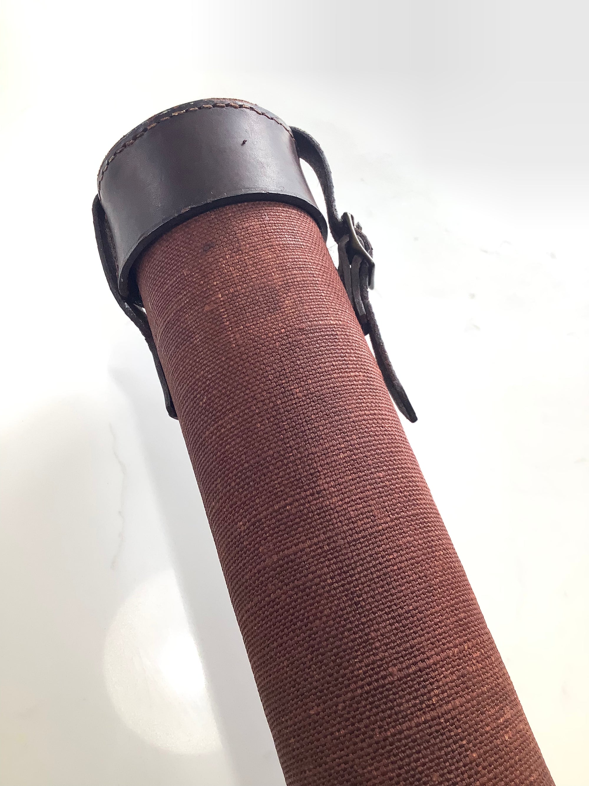 Vintage Quality Leather & Canvas Rod Holder