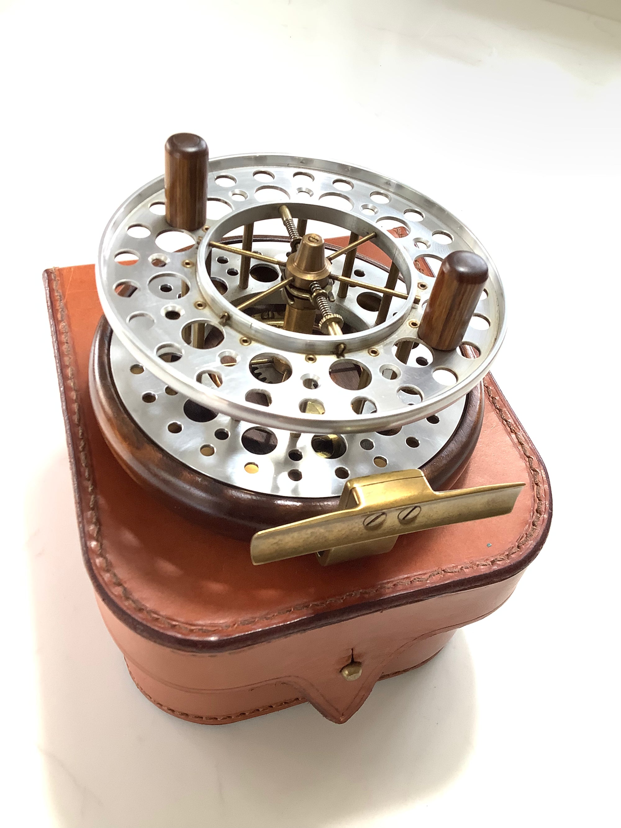 Rare Mill Tackle Improved Coxon Aerial Centrepin by Garry Mills