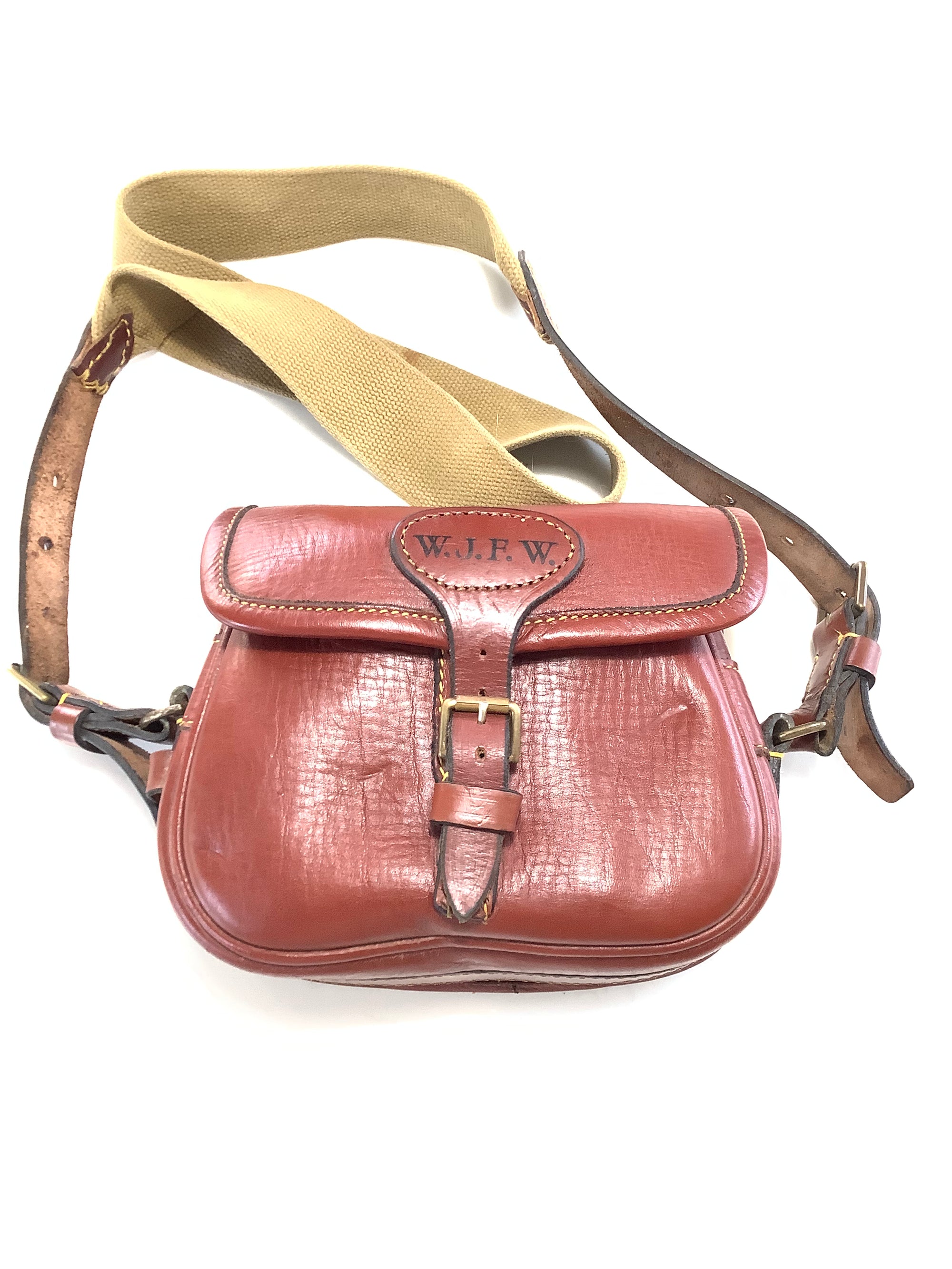 HOLLAND & HOLLAND Best Quality Bridle Leather Cartridge Bag
