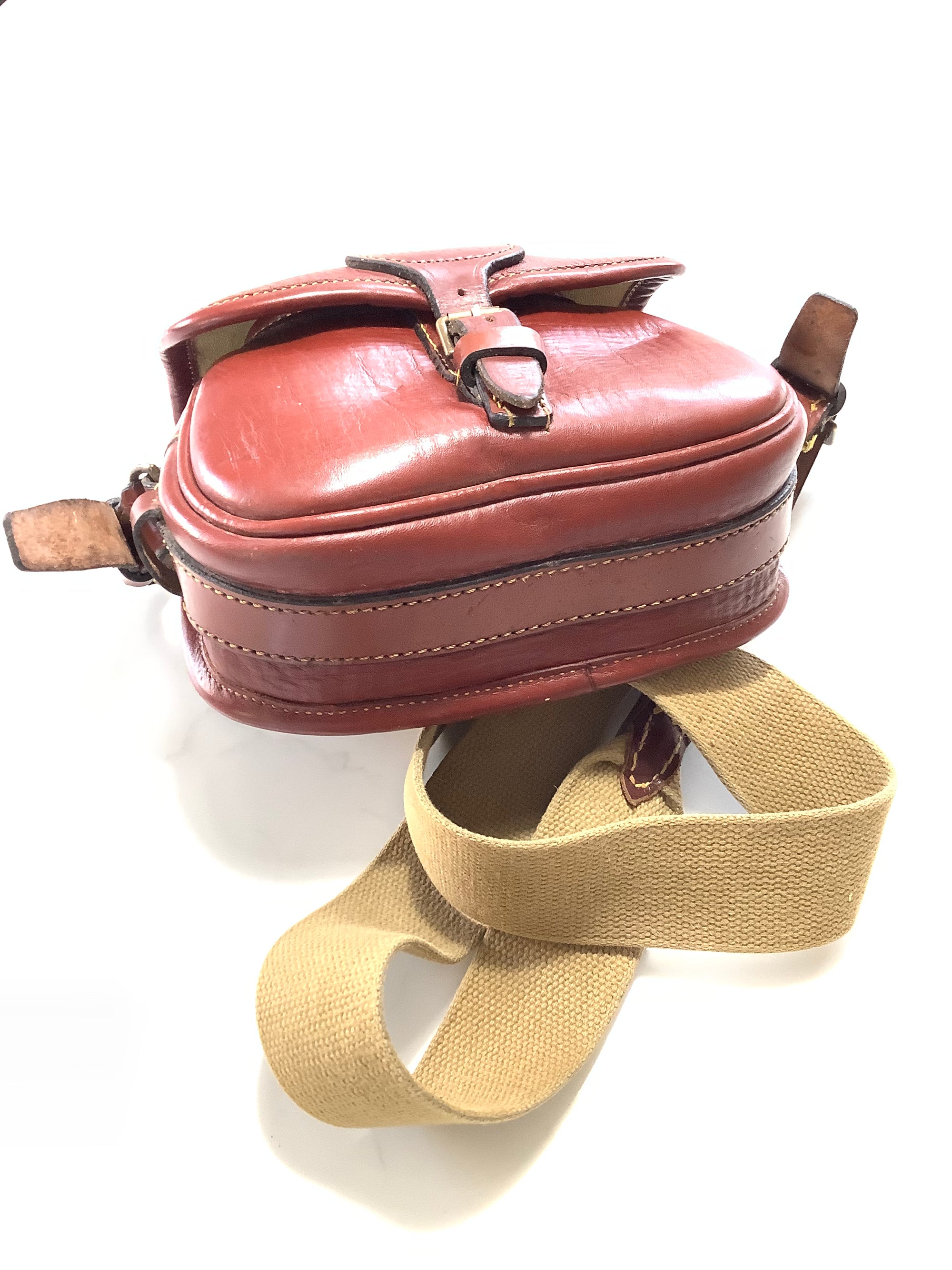HOLLAND & HOLLAND Best Quality Bridle Leather Cartridge Bag