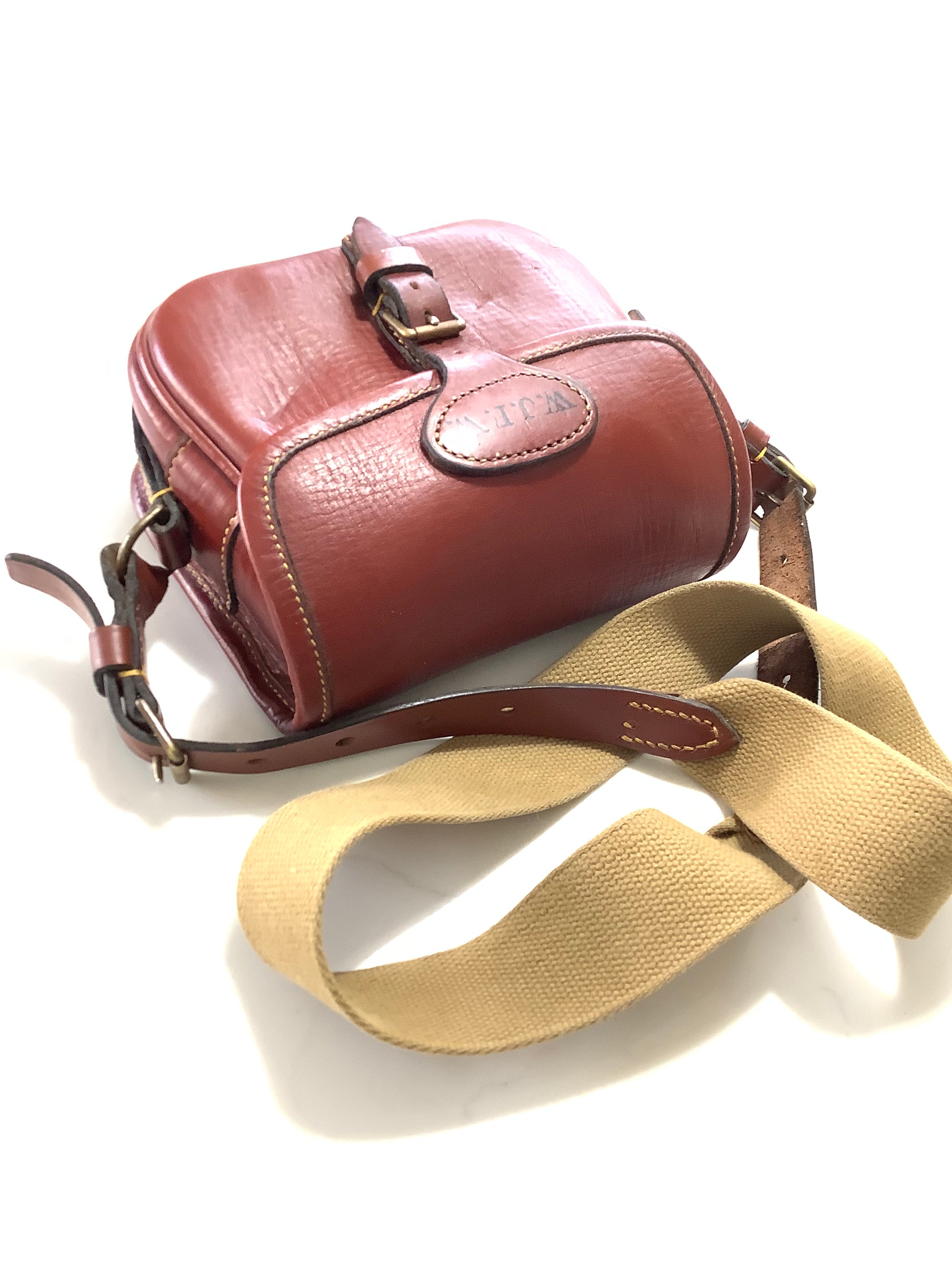 HOLLAND & HOLLAND Best Quality Bridle Leather Cartridge Bag