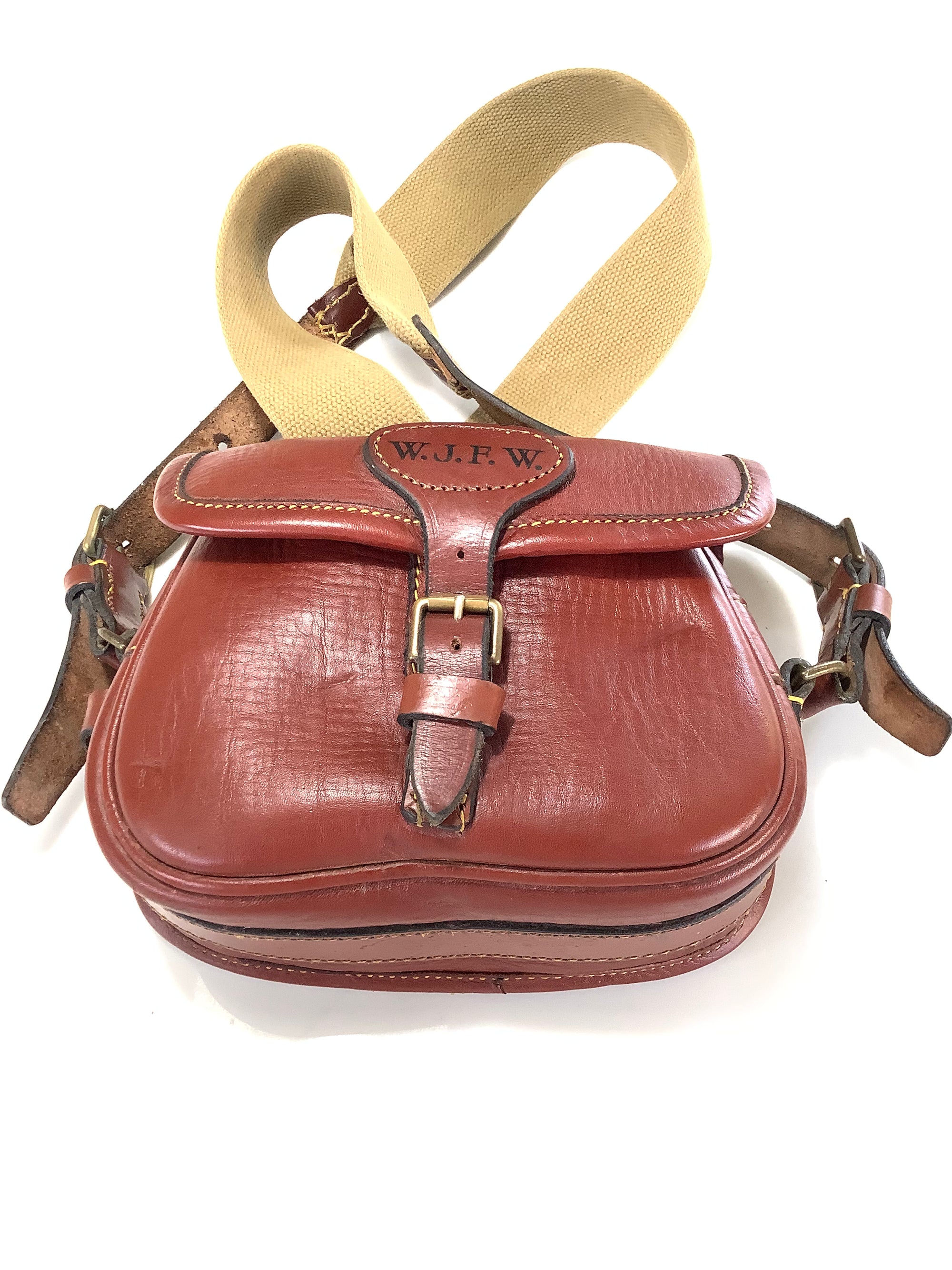 HOLLAND & HOLLAND Best Quality Bridle Leather Cartridge Bag