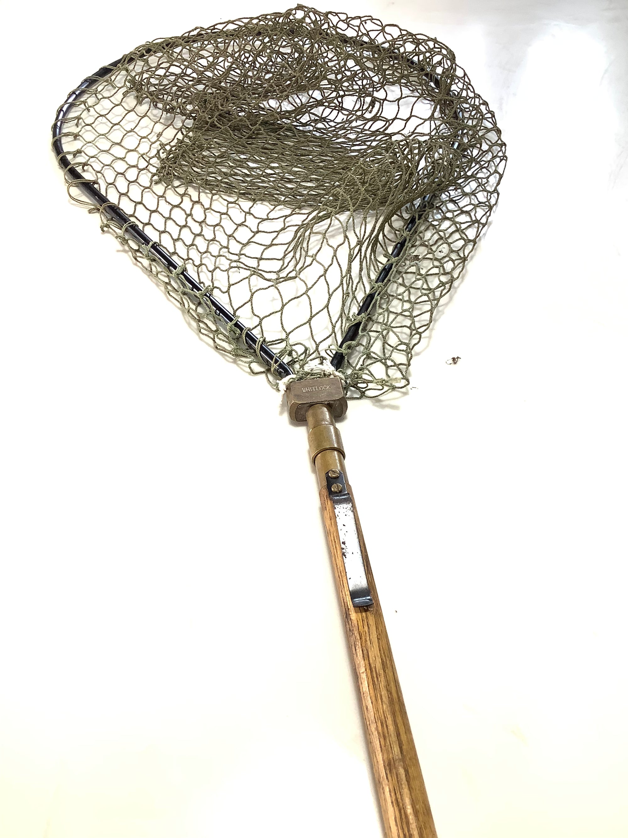 Rare Early WHITLOCK Trout Folding Landing Net
