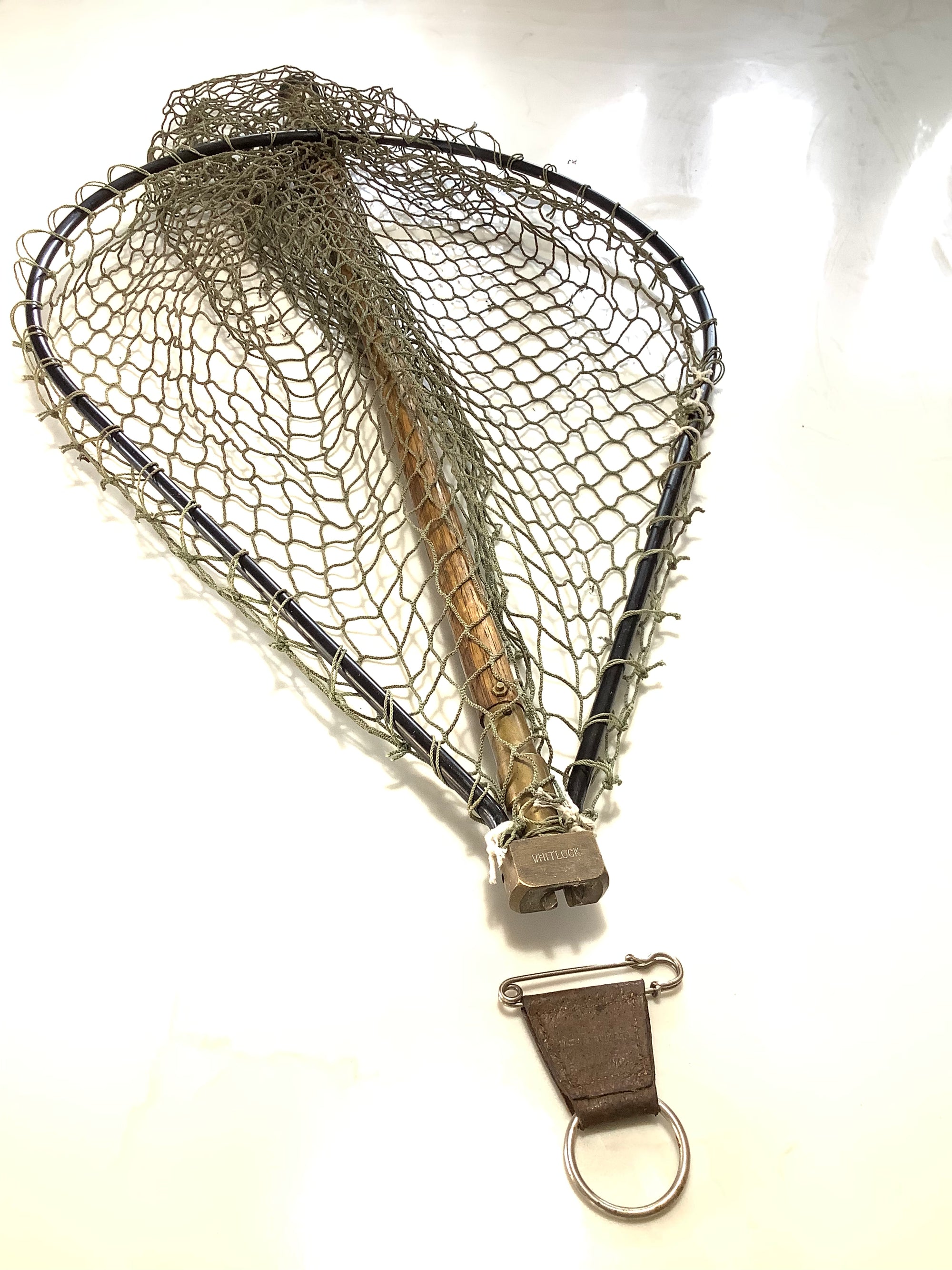 Rare Early WHITLOCK Trout Folding Landing Net